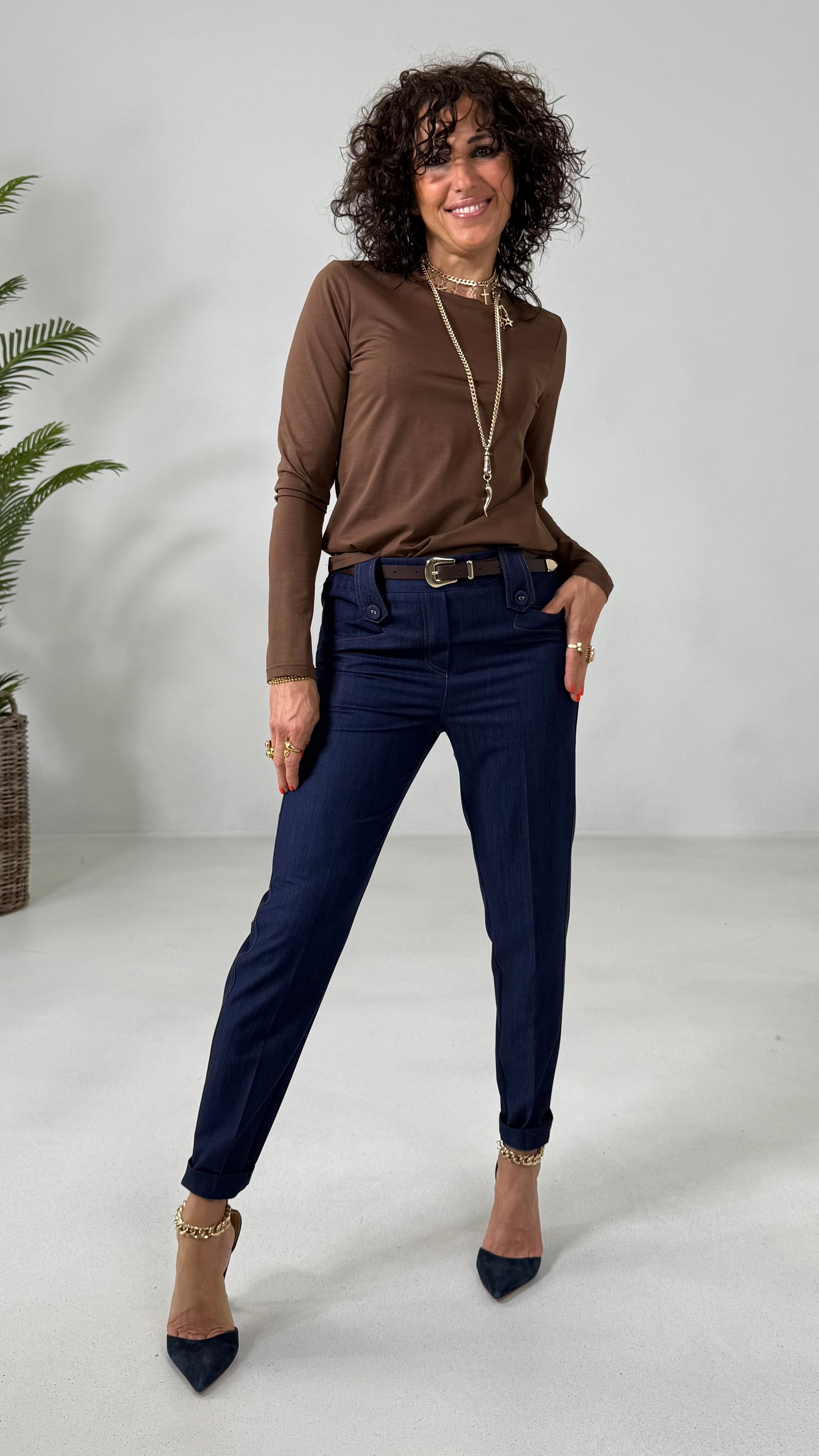 BASIC IN TESSUTO JEANS SLEGATO