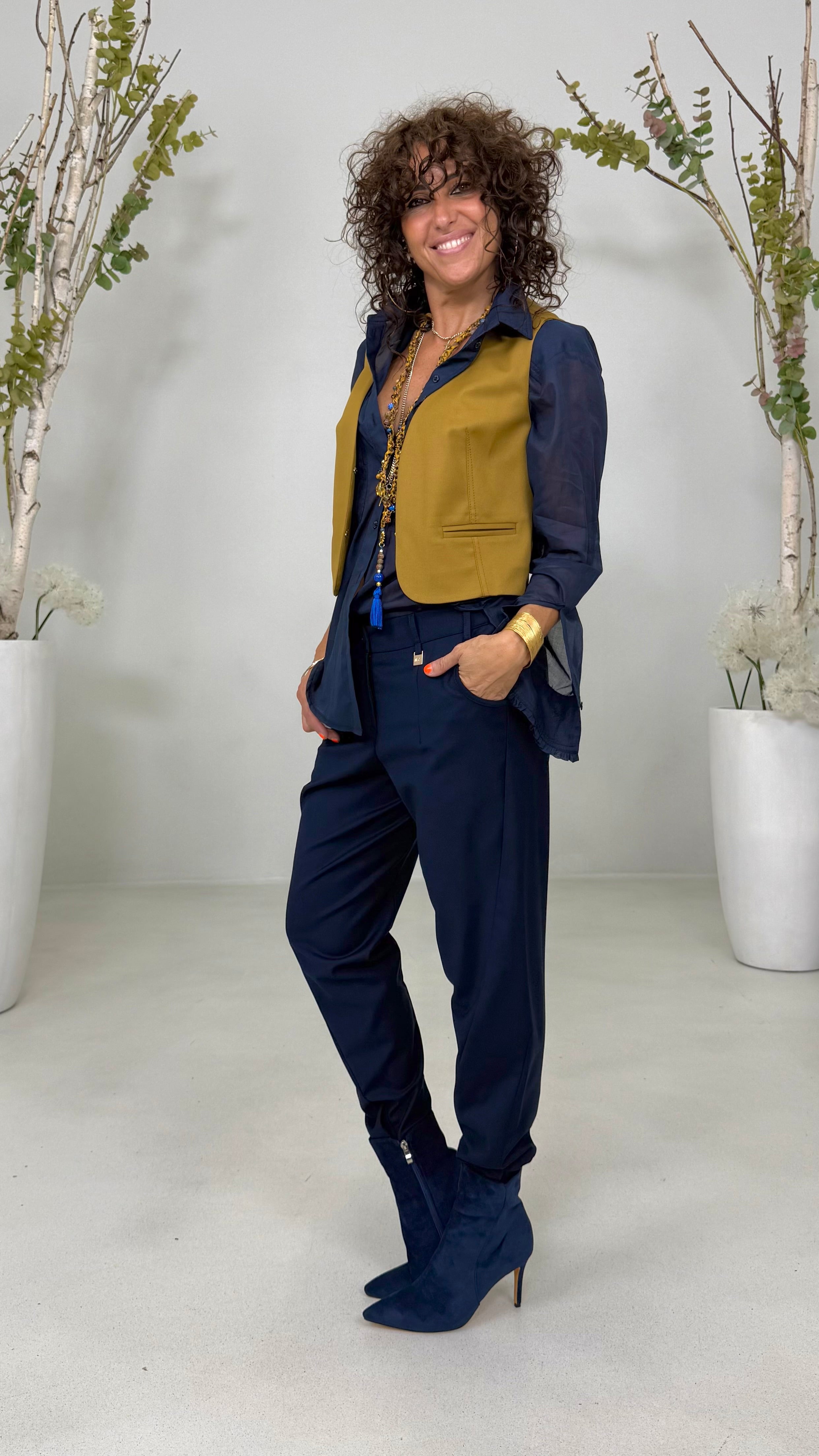 GILET GANCETTI IN TECNICO FLUIDO