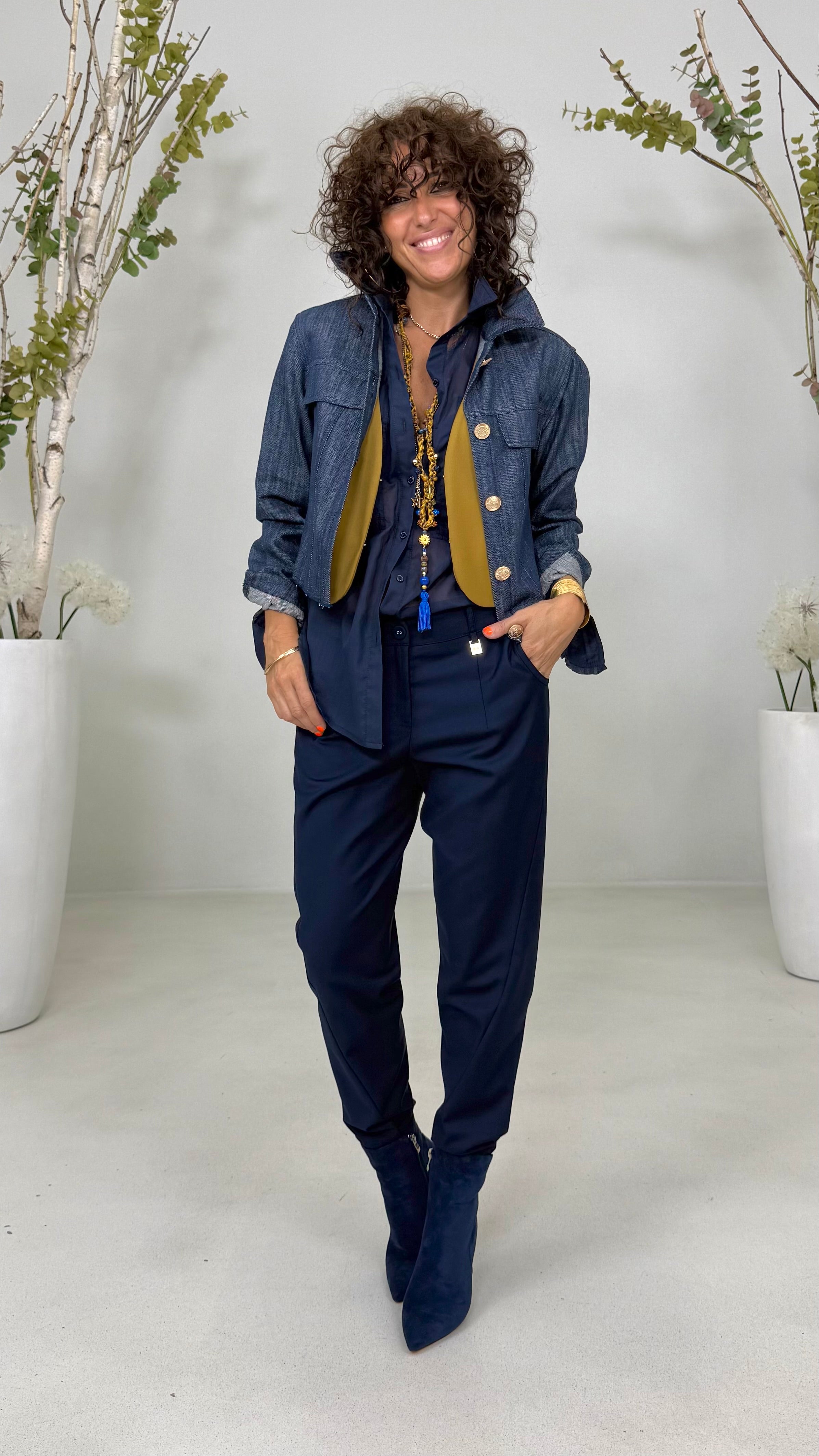 GILET GANCETTI IN TECNICO FLUIDO