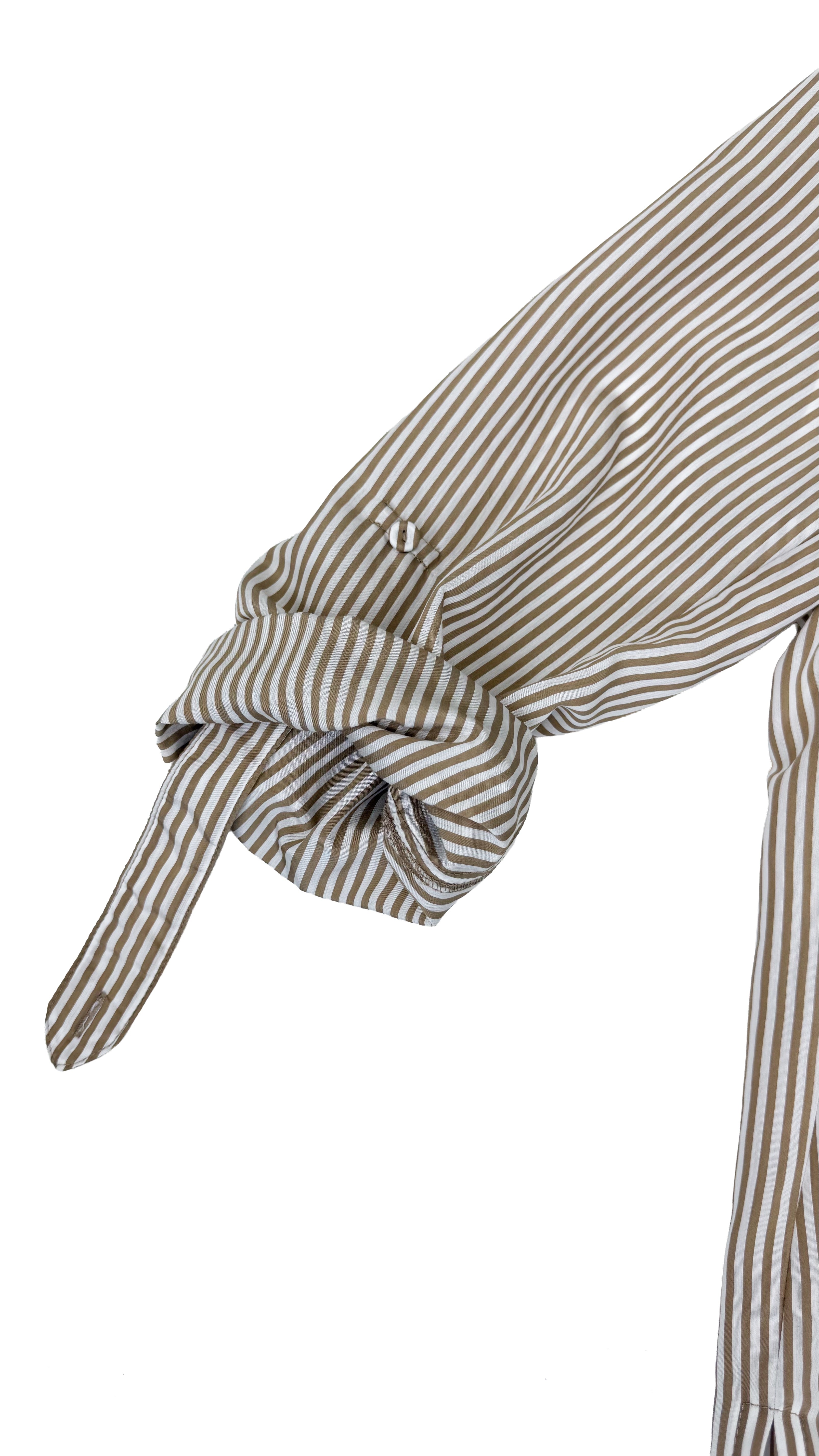 CAMICIA A RIGHE LINEA A TRAPEZIO