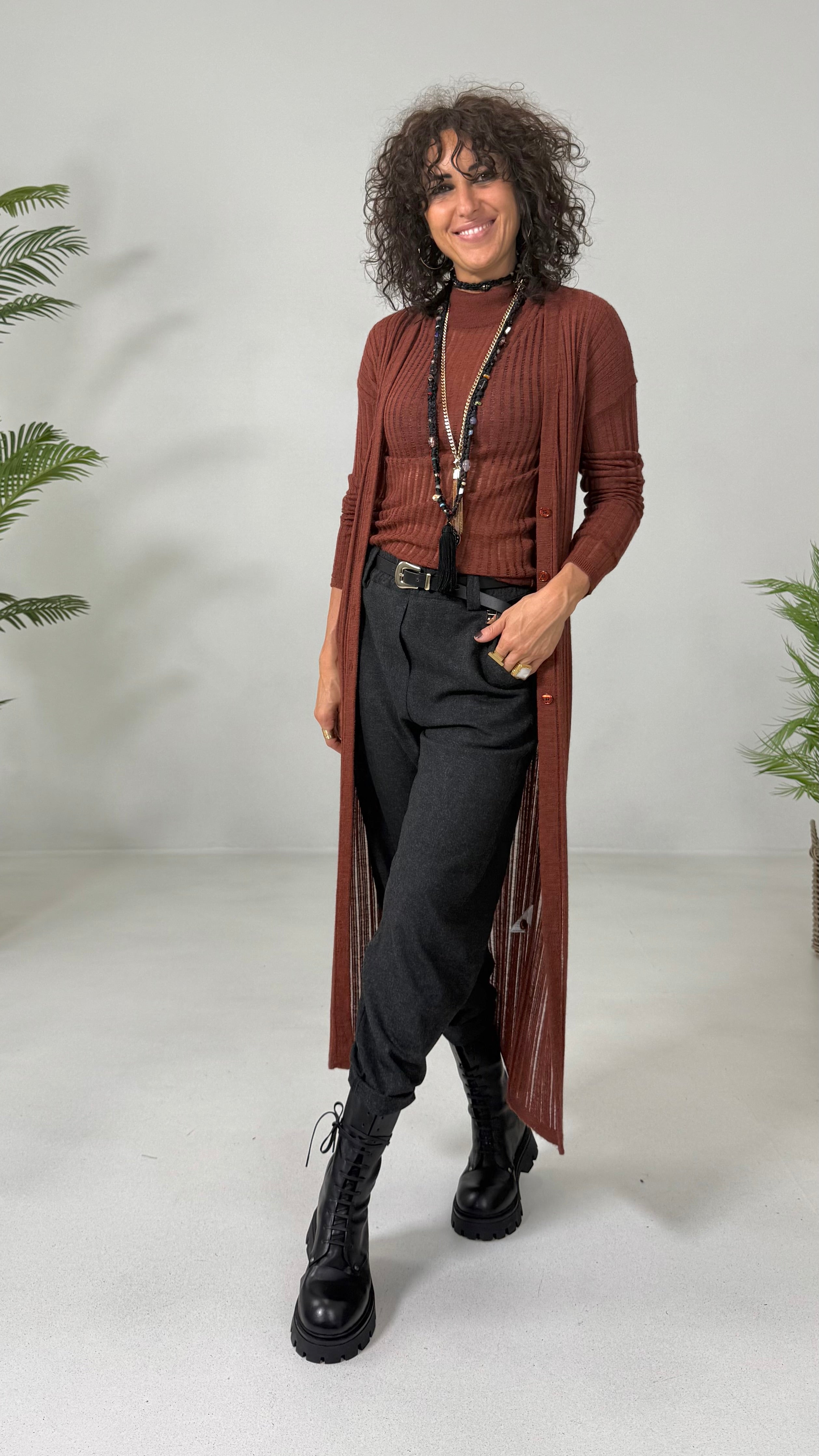 LUPETTO IN LANA VISCOSA PUNTO TRAFORATO