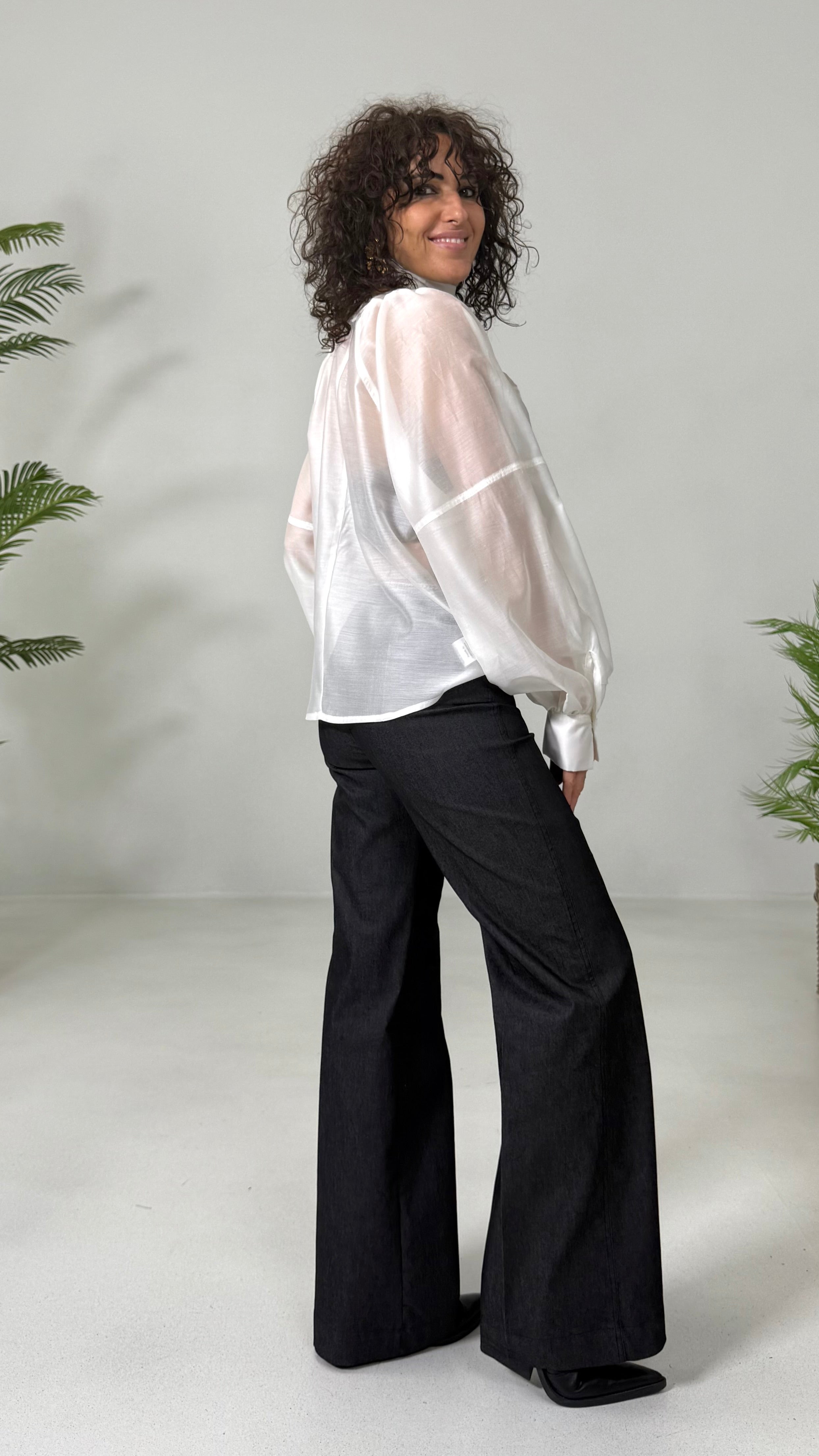 CAMICIA CON FUSCIACCA IN ORGANZA