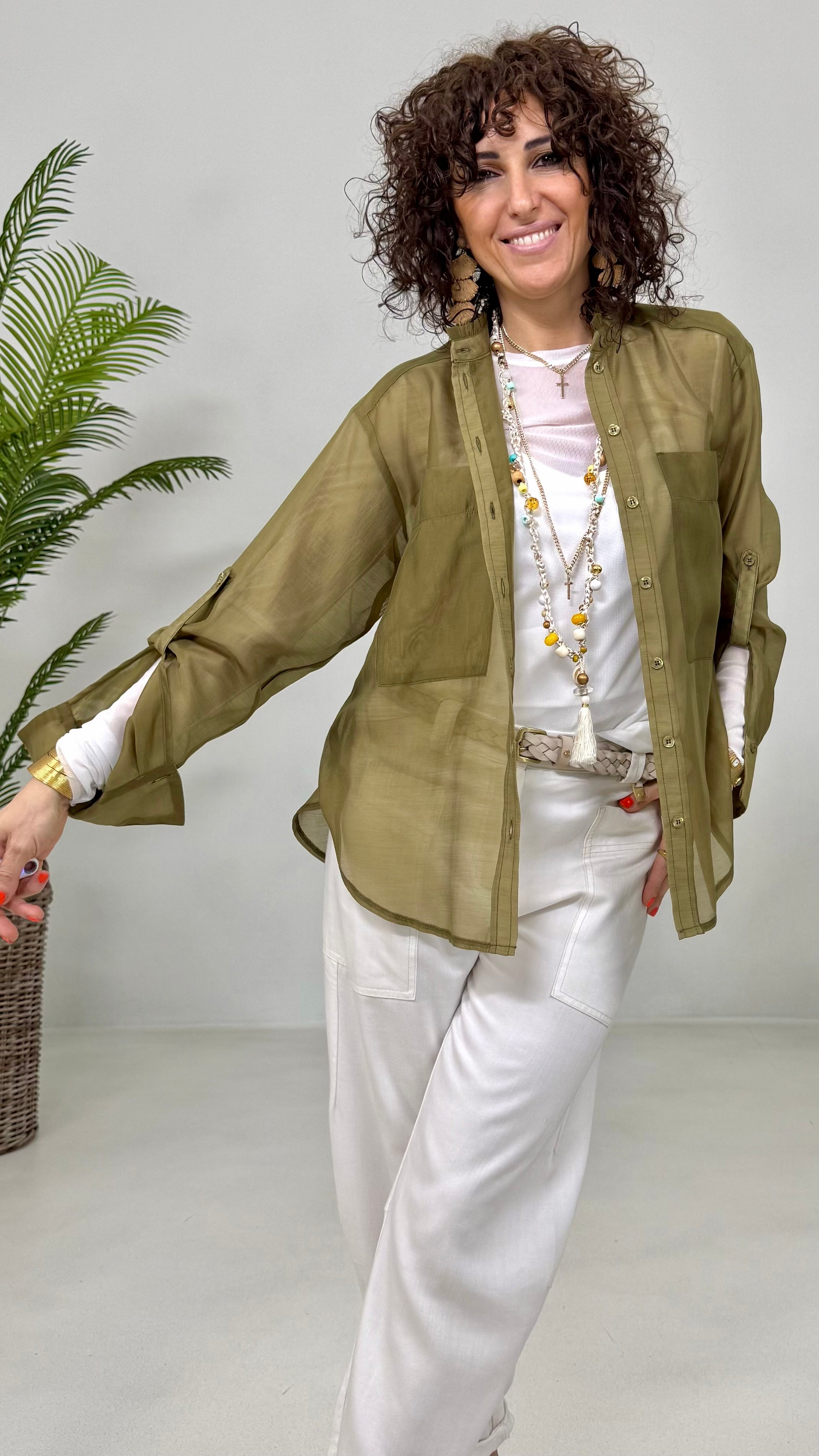 CAMICIA LINEA A UOMO IN VOILE