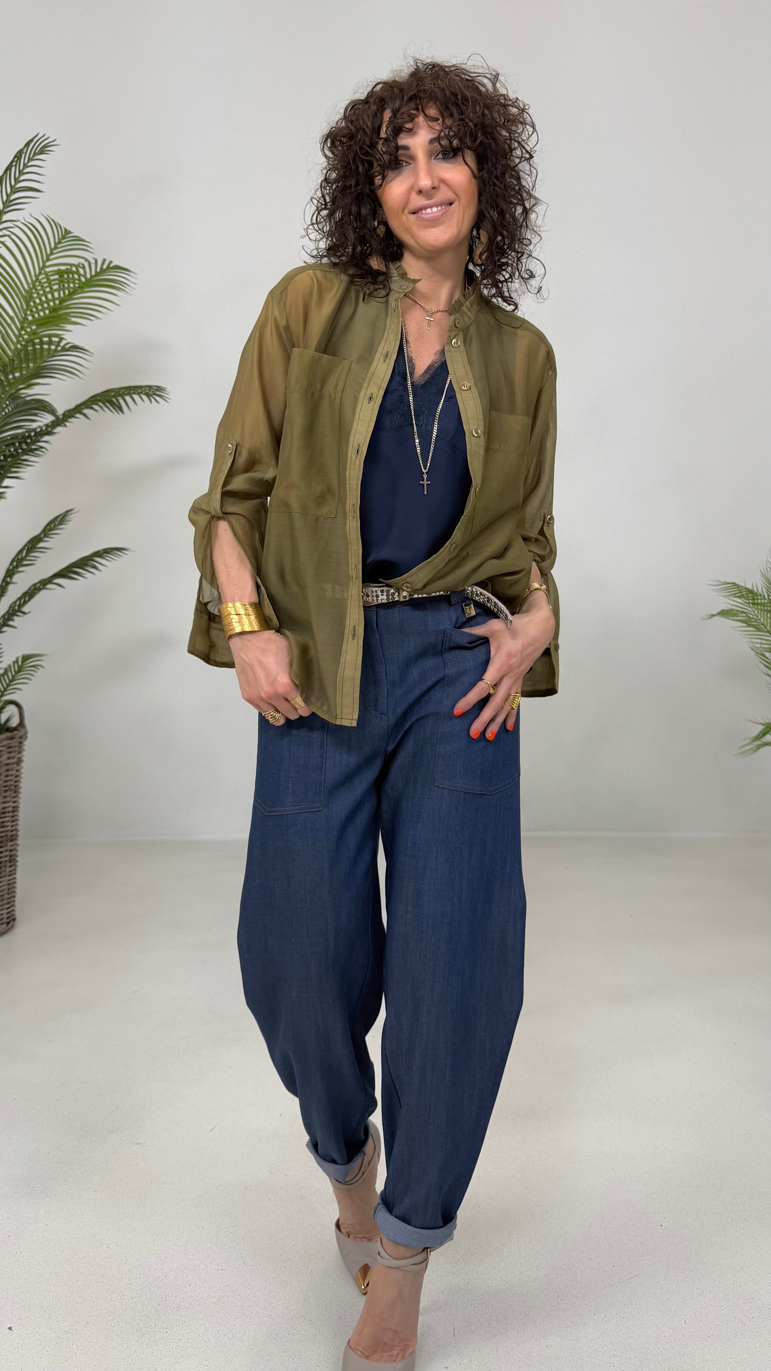 CAMICIA LINEA A UOMO IN VOILE