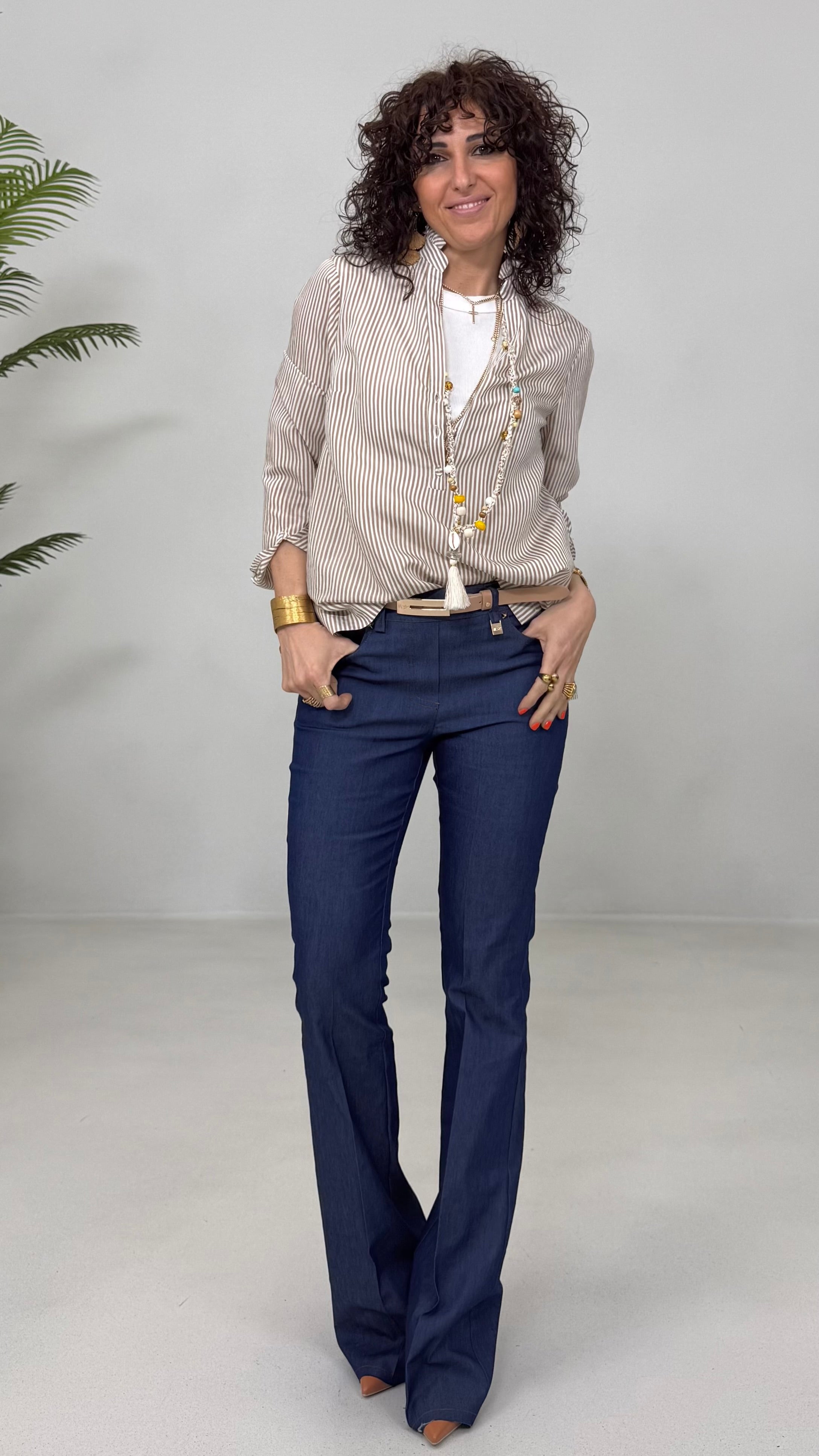 ZAMPA IN JEANS ELASTICO