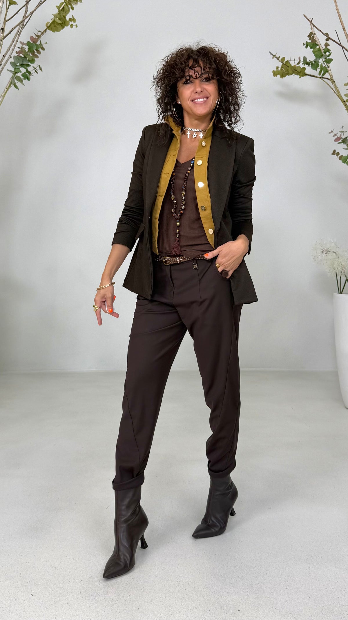 GIACCA IN TWILL PUNTO MAGLIA