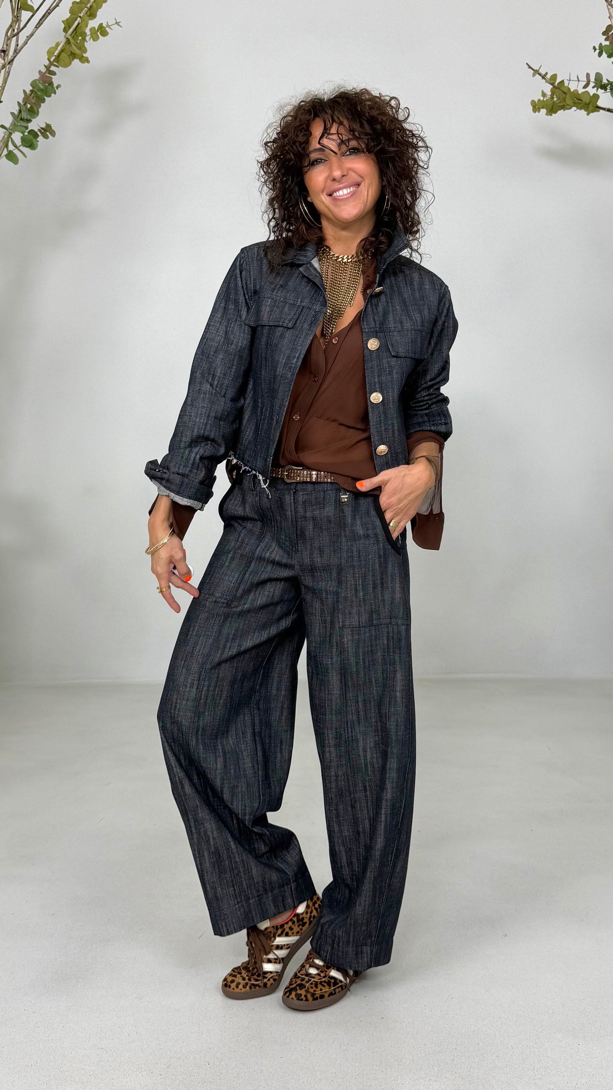 GIUBBINO JEANS IN DENIM 100% COTONE