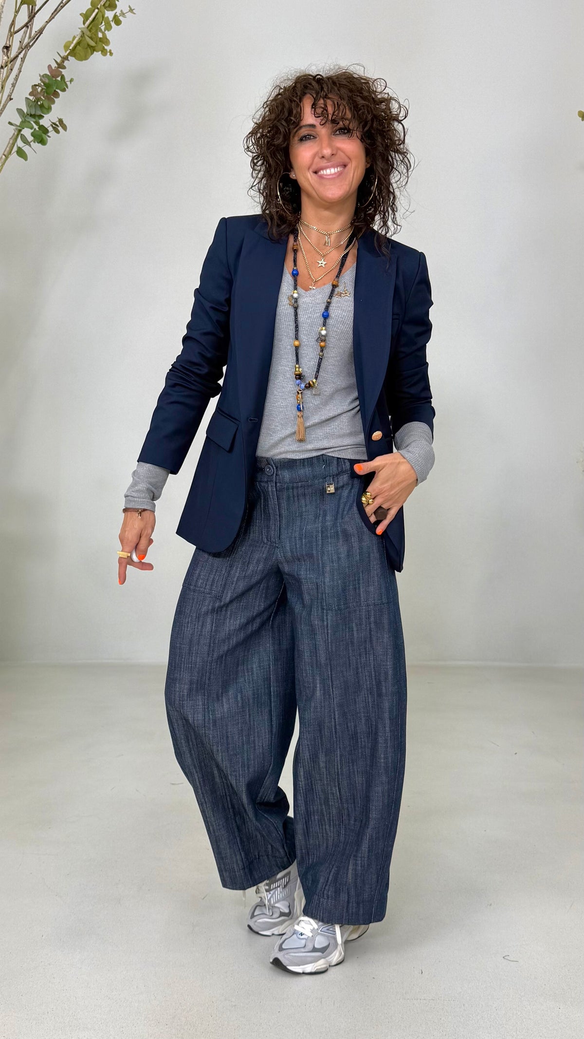 GIACCA BLAZER IN TECNICO FLUIDO
