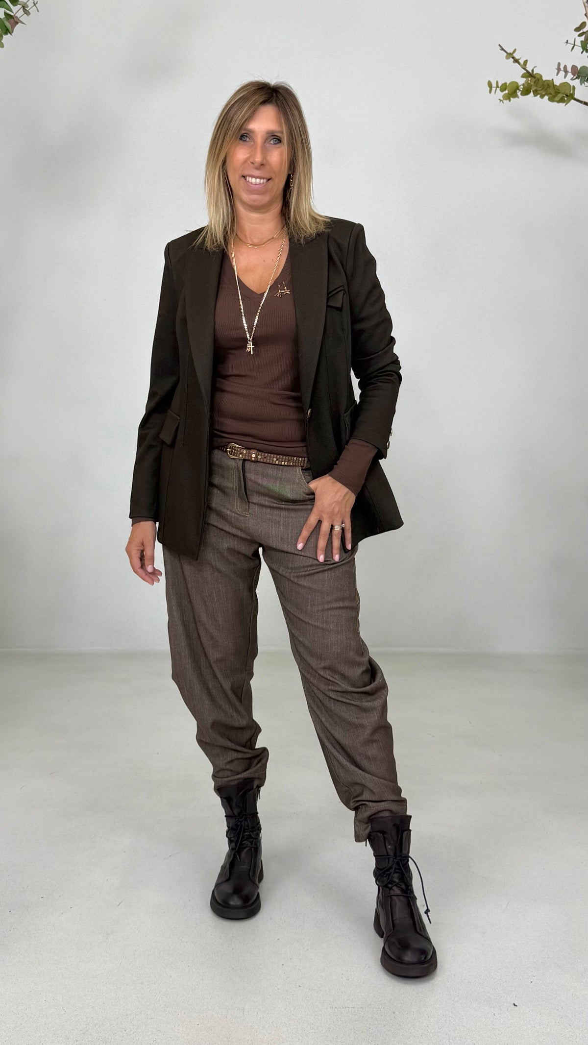GIACCA IN TWILL PUNTO MAGLIA