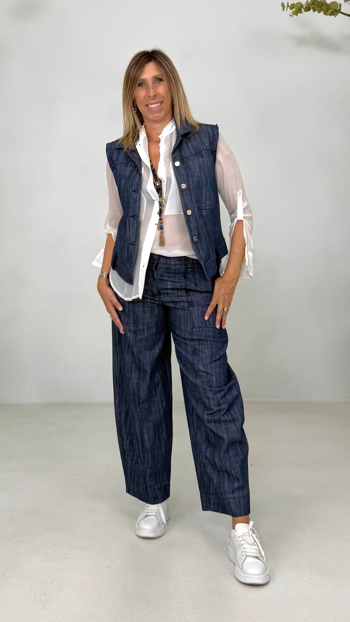 NUOVO BALLOON IN DENIM 100% COTONE