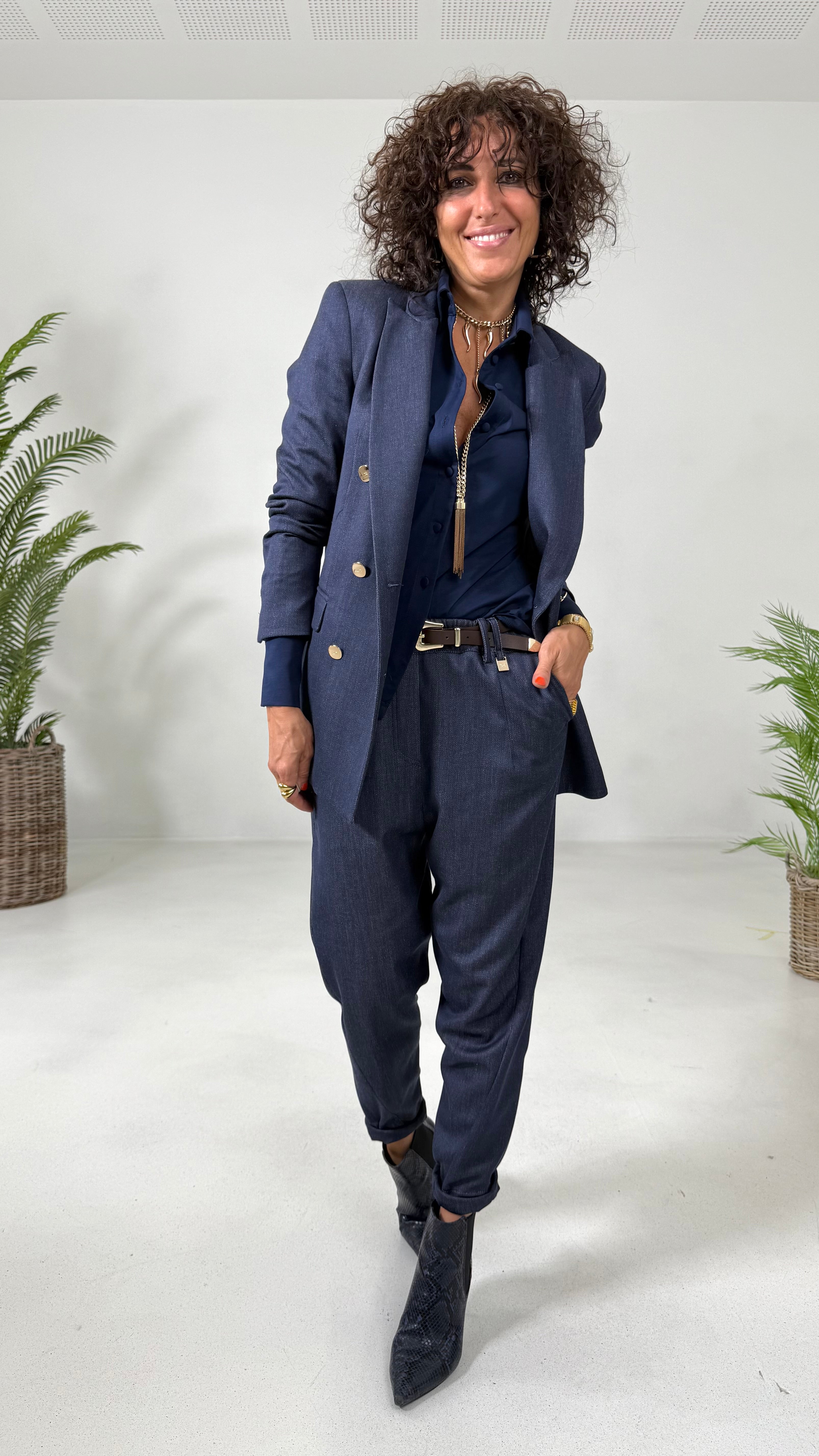 CAMICIA IN JERSEY DI COTONE MODAL
