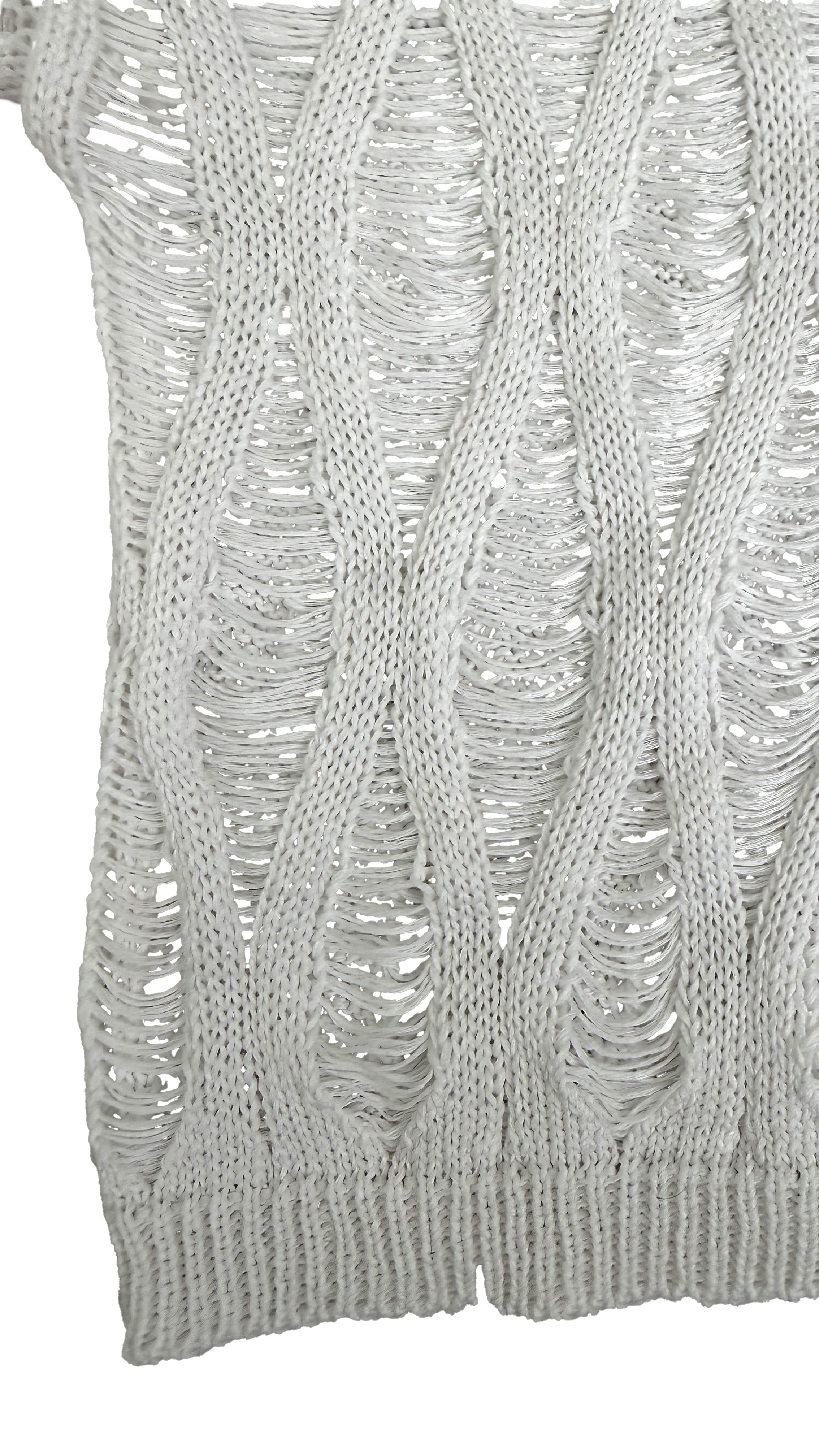MAGLIA LAVORAZIONE ETNICA IN FETTUCCIA