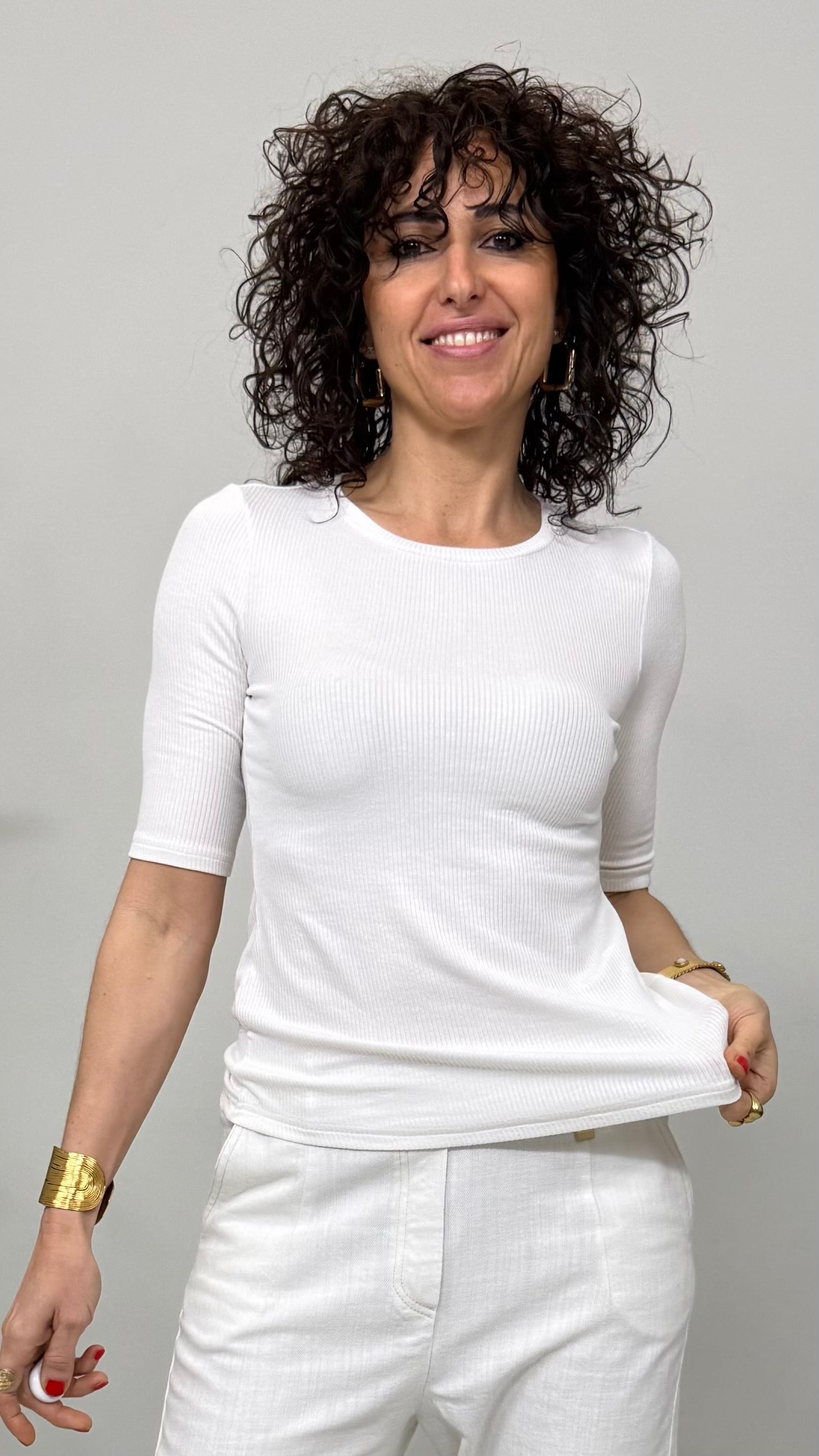 FURBA A COSTINE VISCOSA ELASTICA MANICA AL GOMITO