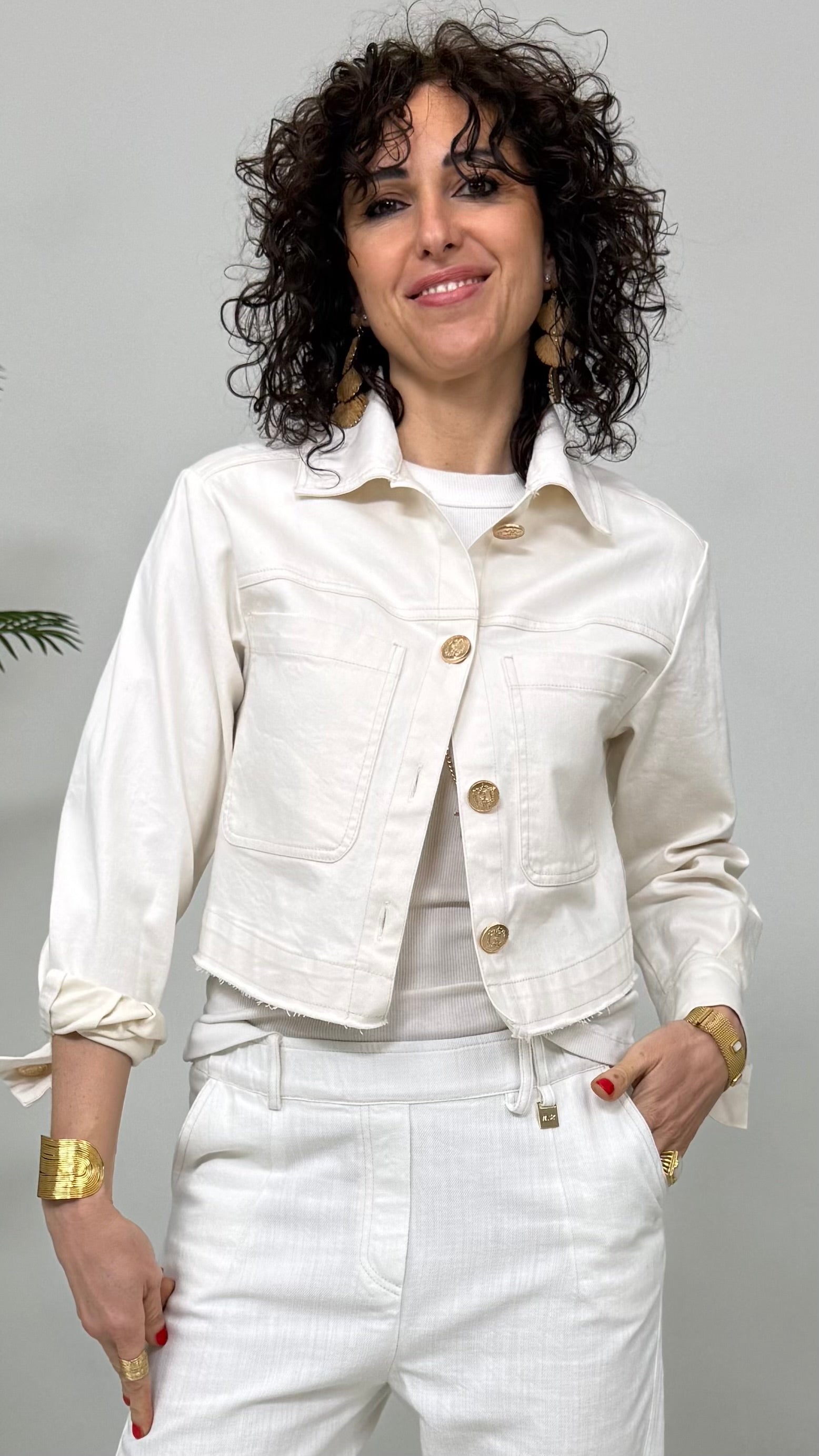 GIACCHINO CORTO IN COTONE ELASTICO