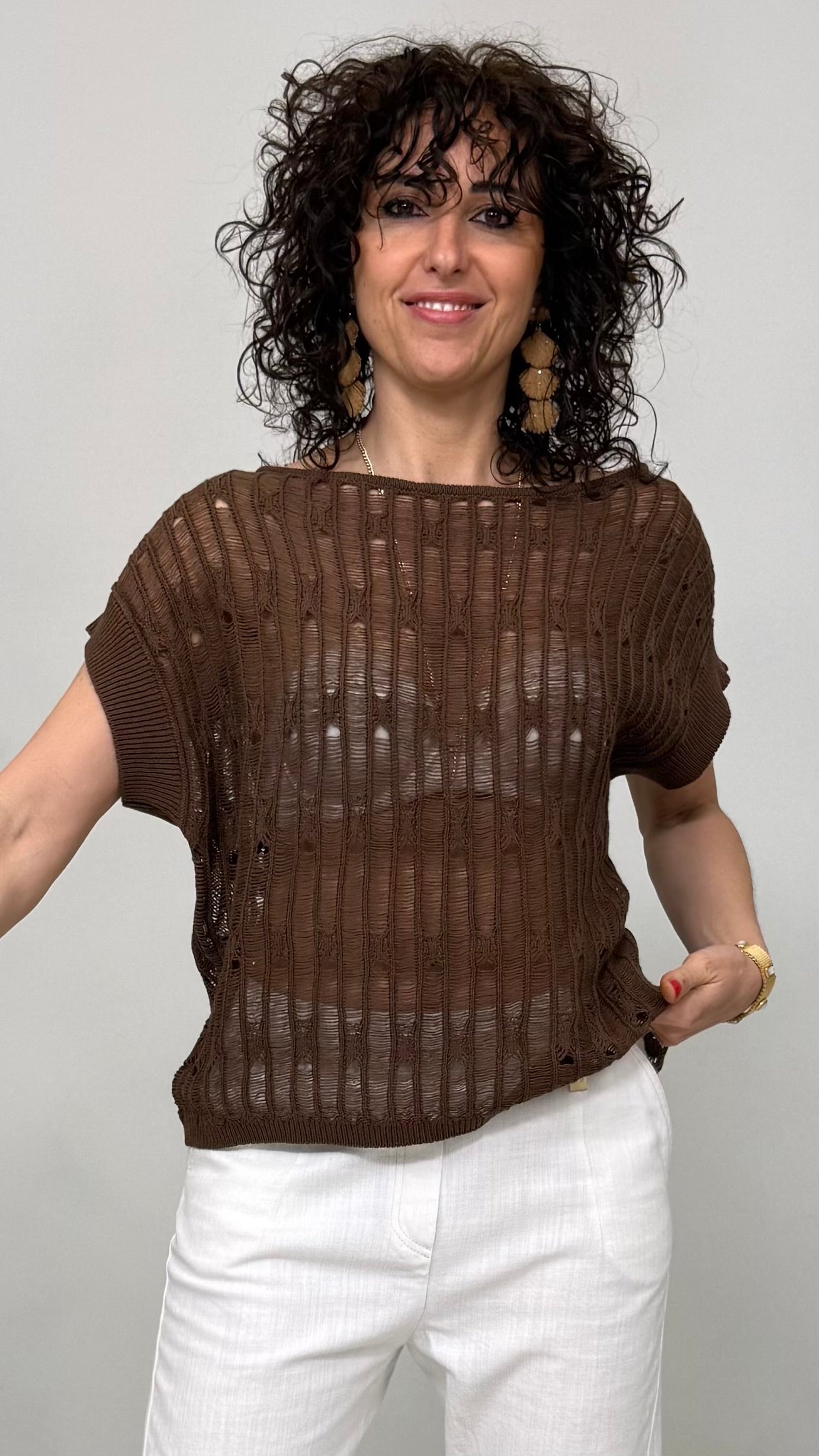 MAGLIA QUADRATA PUNTO FLUTTUANTE