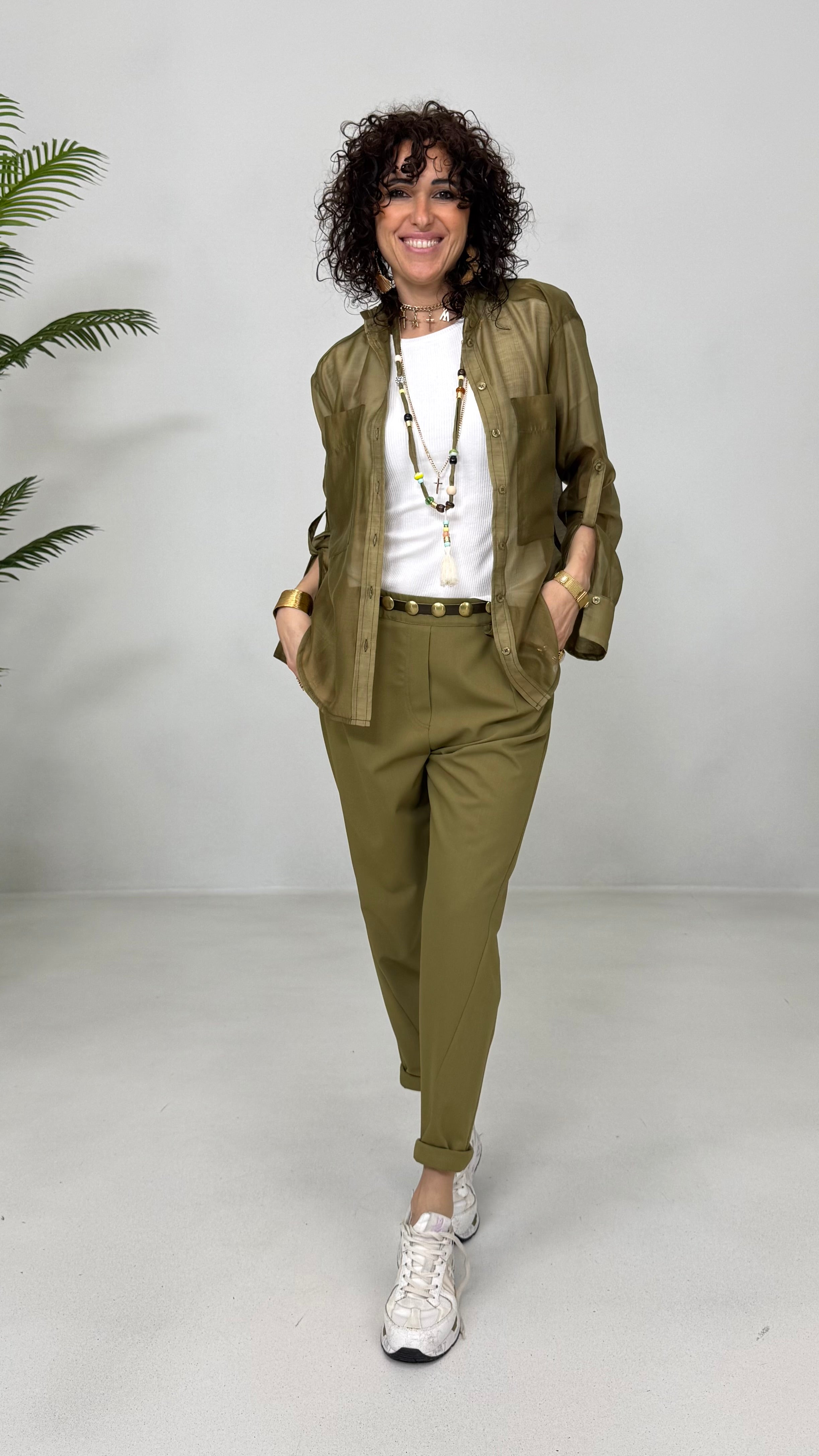 COLLANA TWIN-SET CATENINA CON CROCI