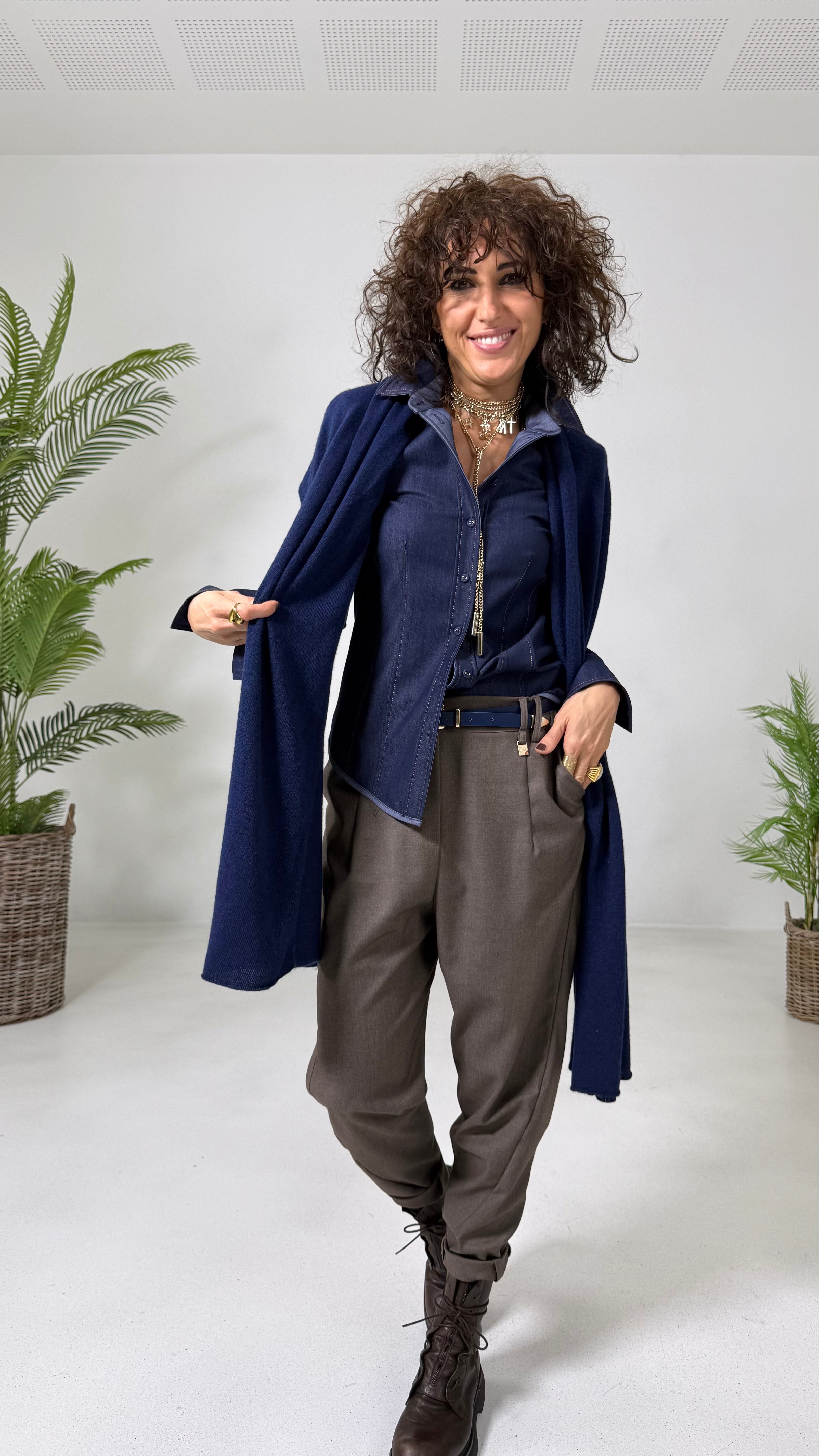 SCIARPA MANTELLA RETTANGOLARE IN MISTO CASHMERE