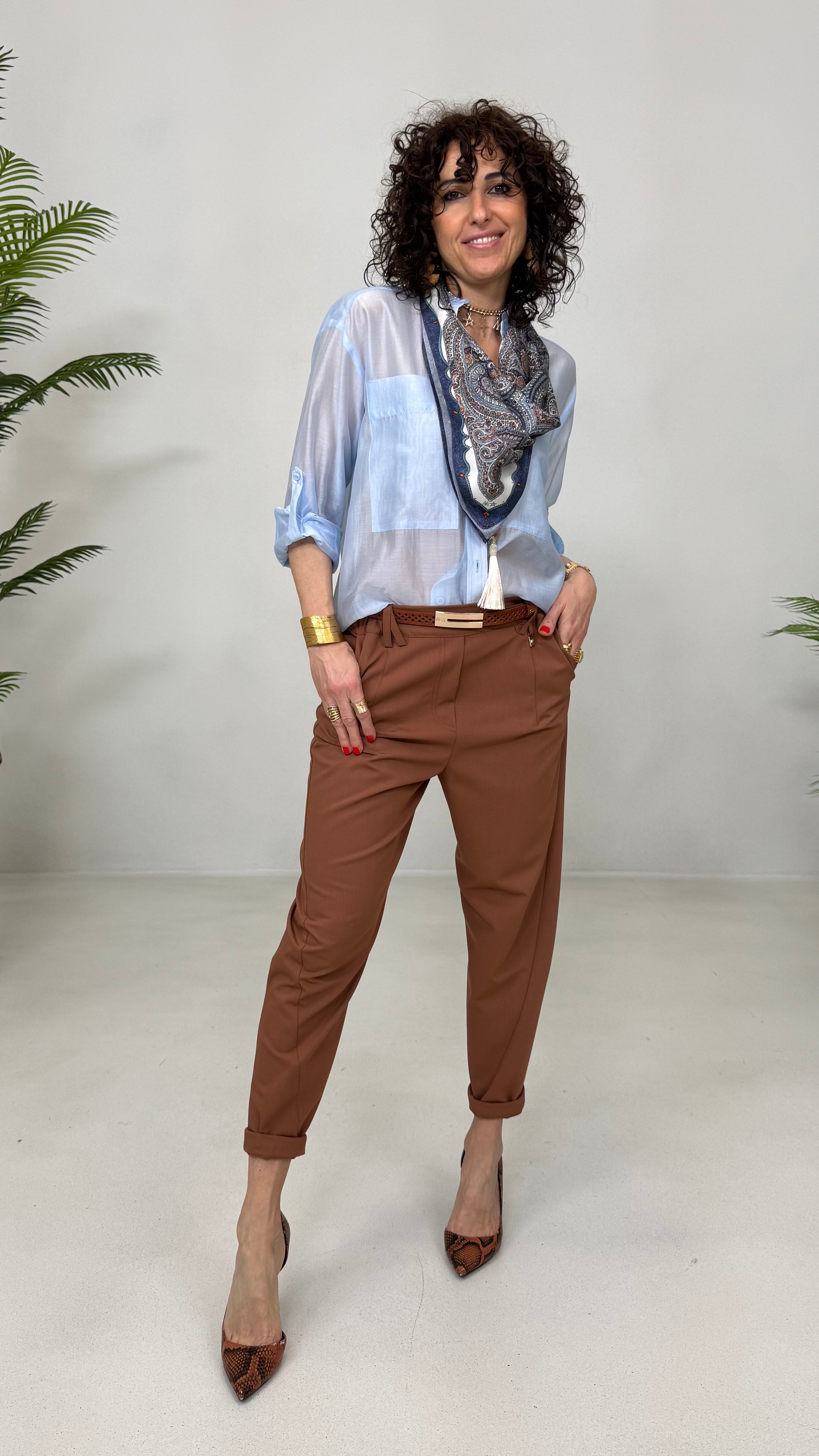 CAMICIA LINEA A UOMO IN VOILE