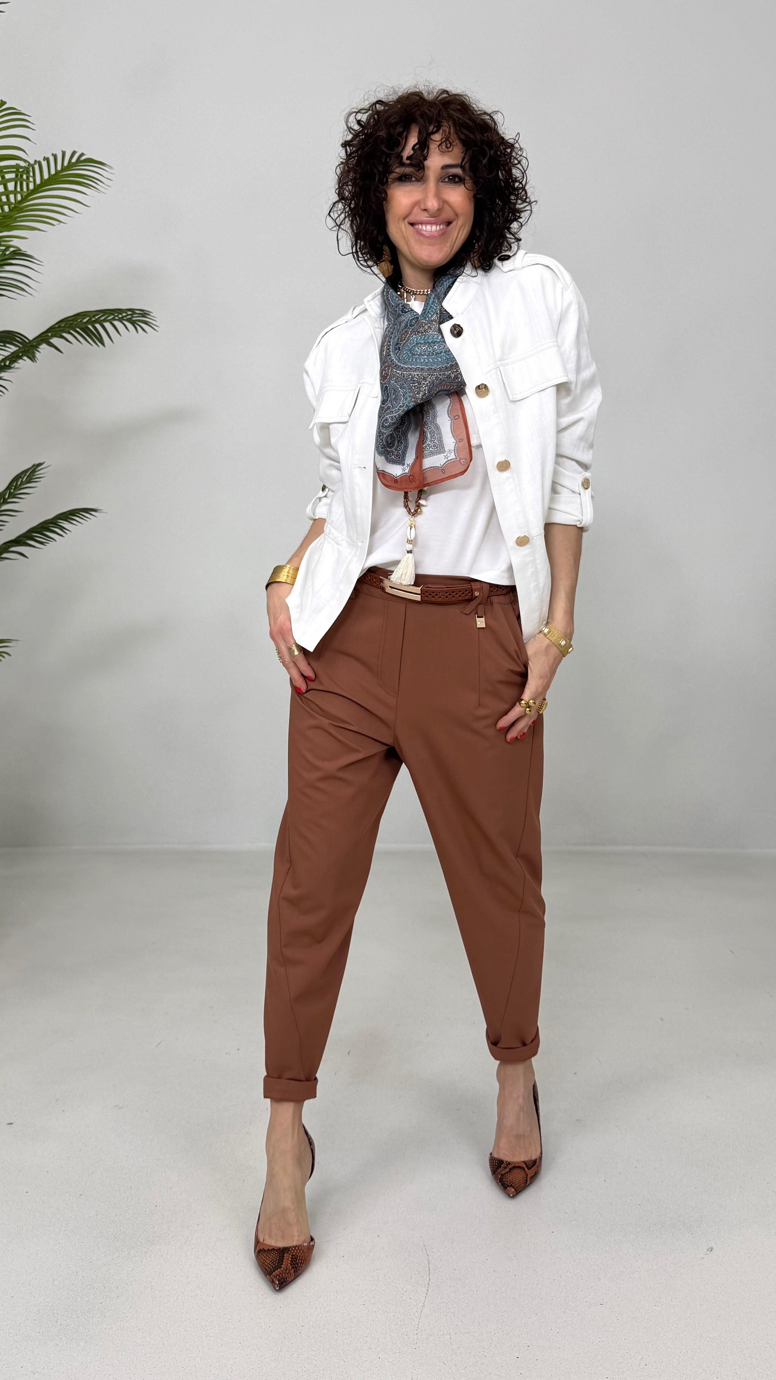 GIACCA CACCIATORA IN COTONE JEANS