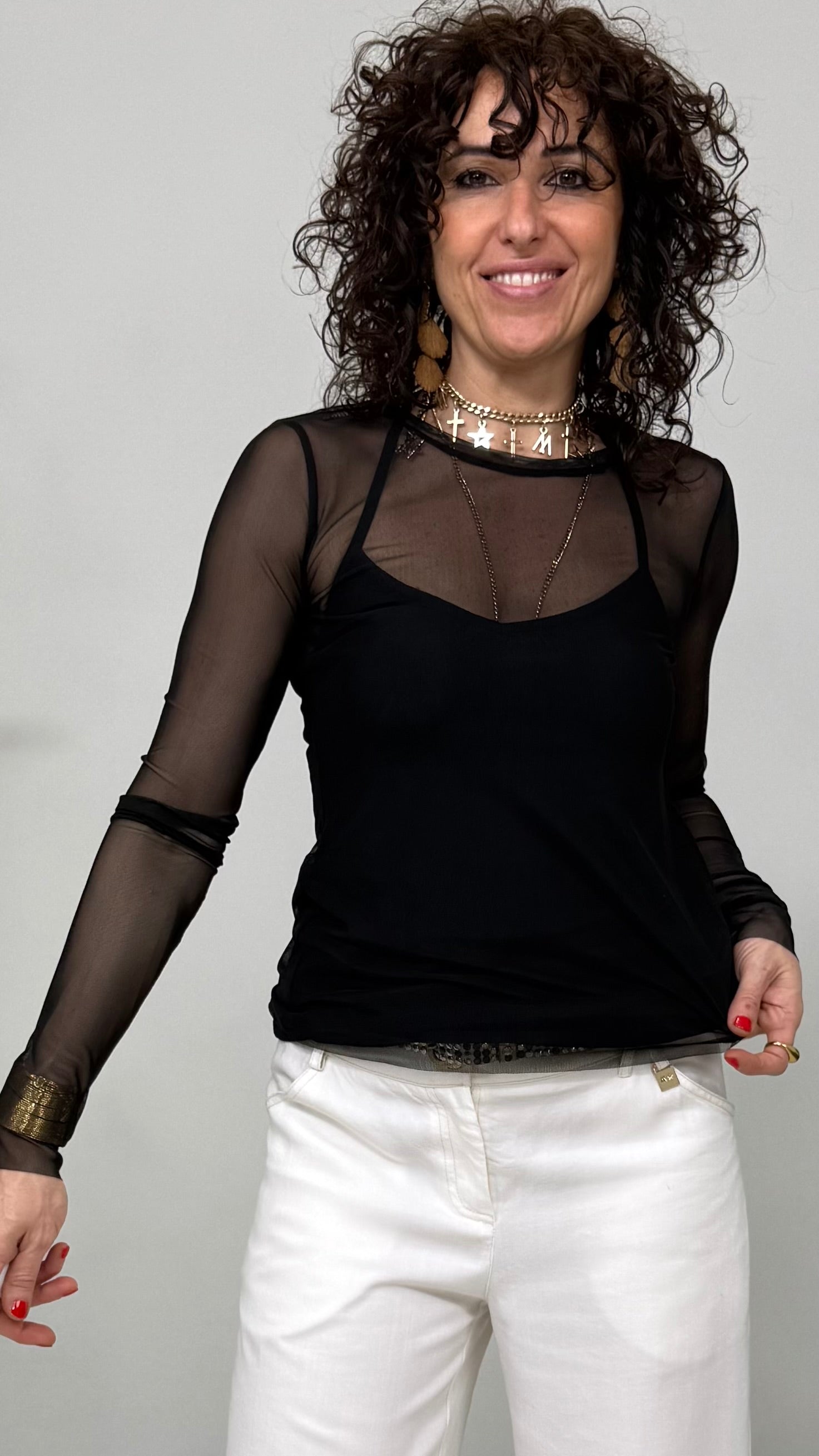 TWIN SET RETINA E TOP