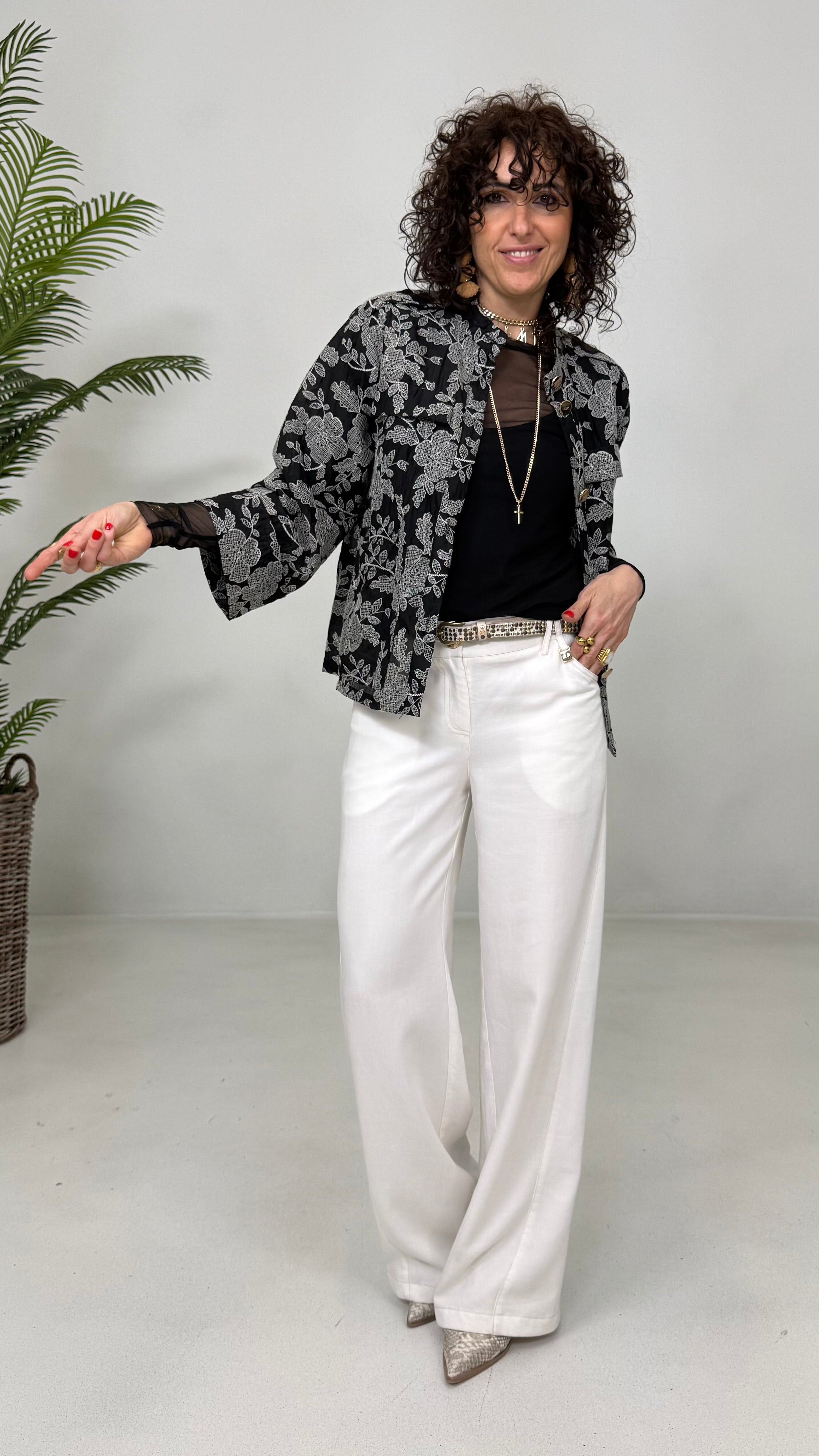 PALAZZO IN JEANS 100% LYOCELL