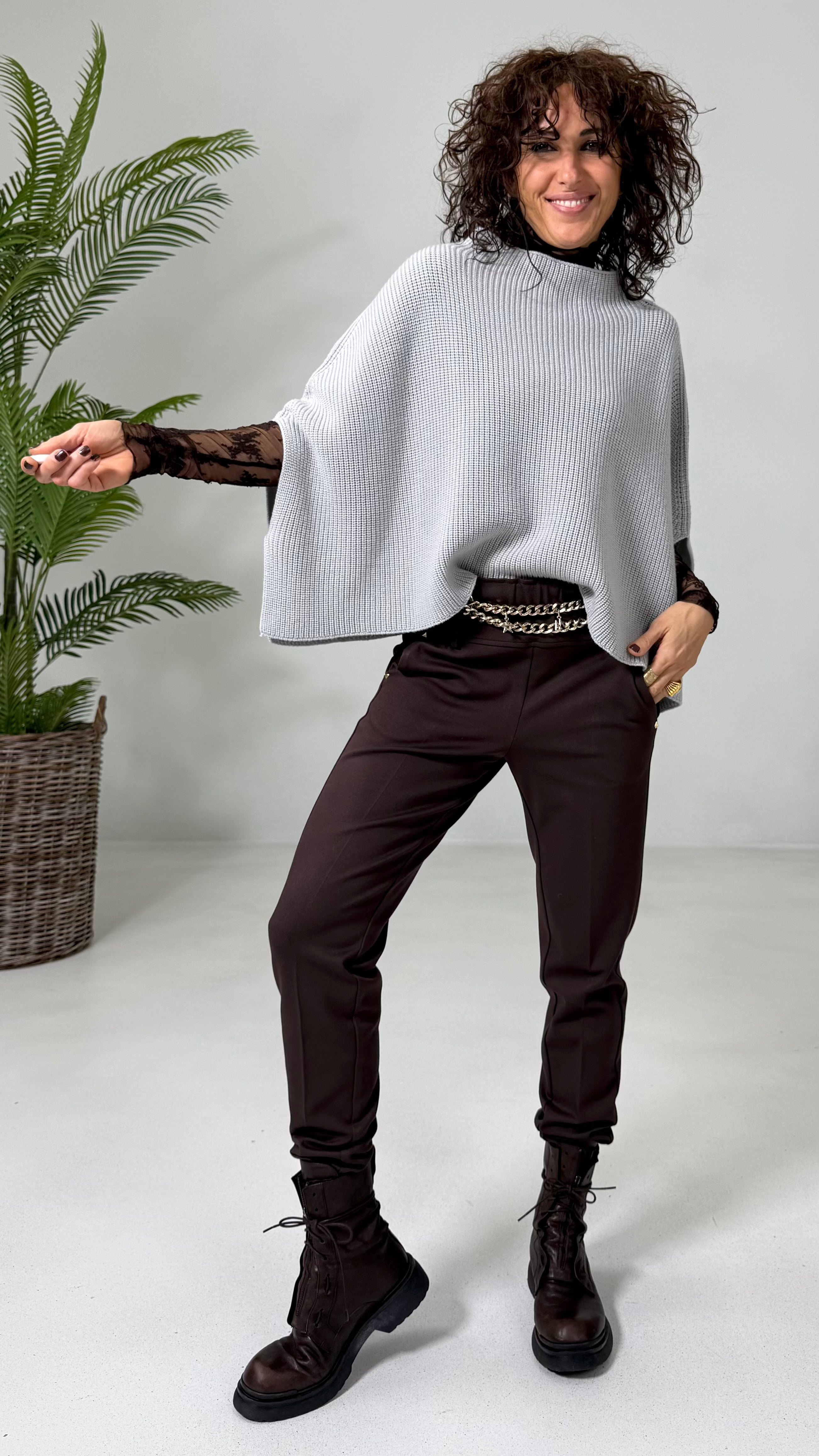 MANTELLA A COSTE 100 % LANA