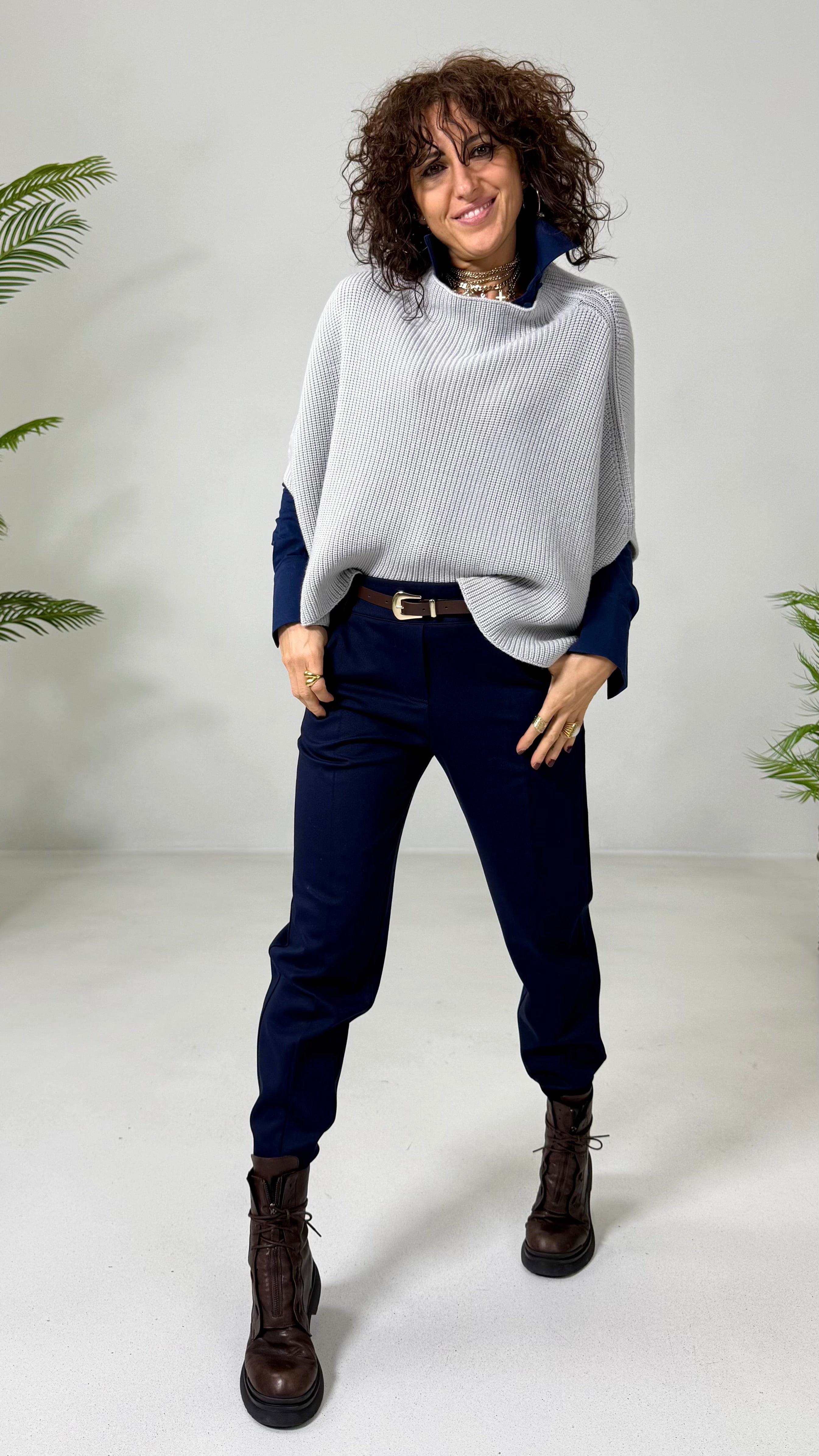 CAMICIA IN JERSEY DI COTONE MODAL