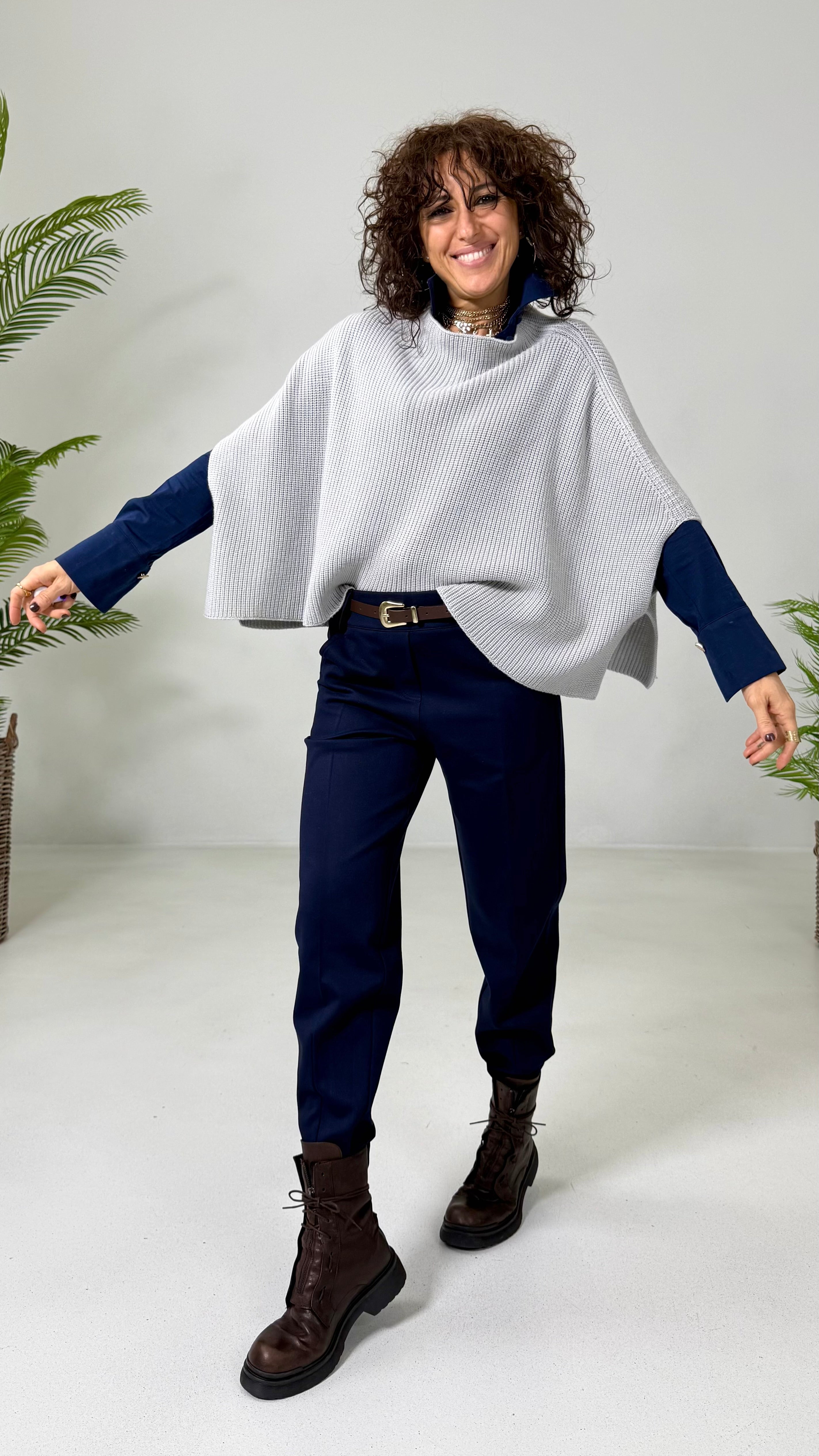 CAMICIA IN JERSEY DI COTONE MODAL