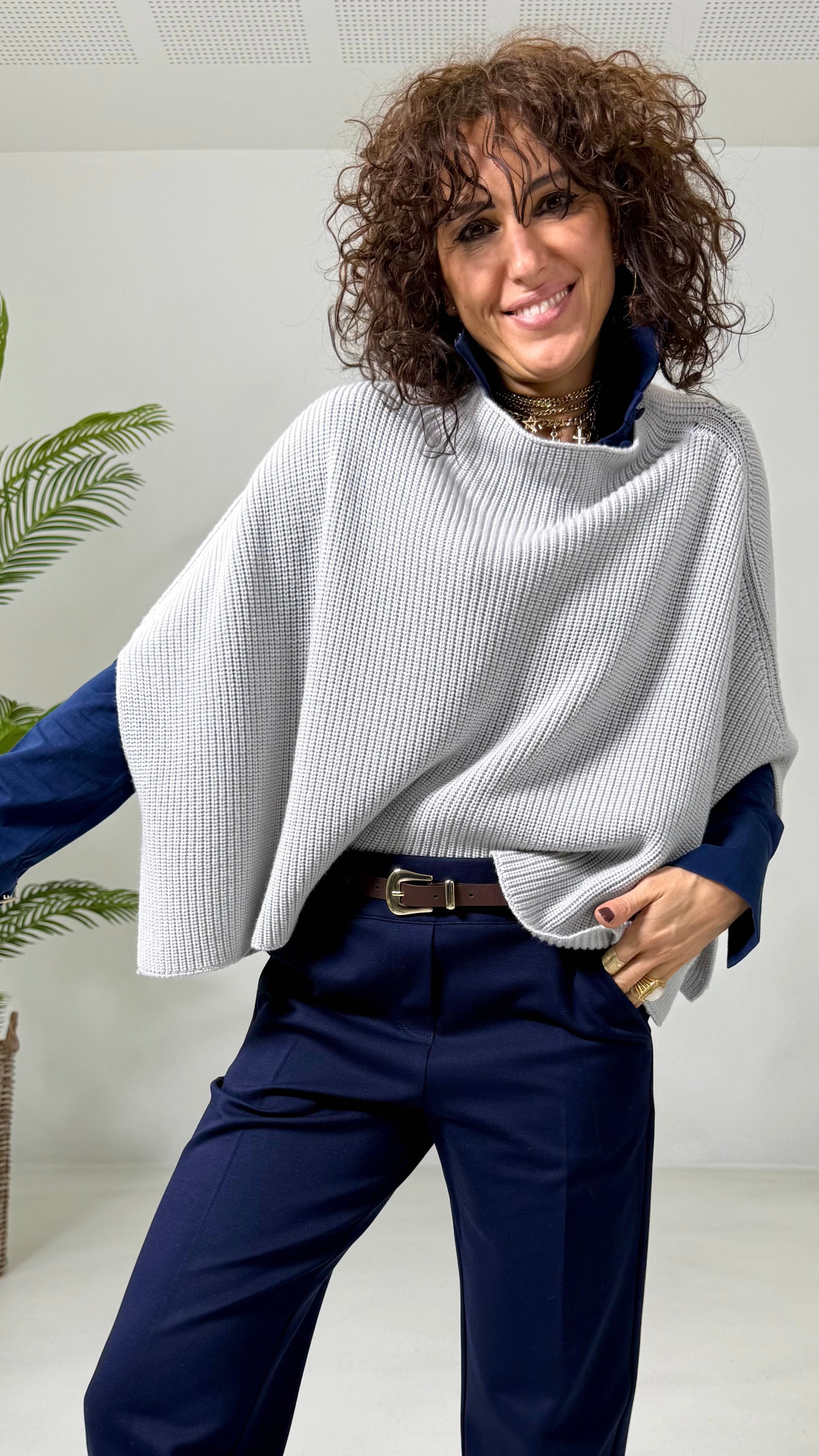 MANTELLA A COSTE 100 % LANA