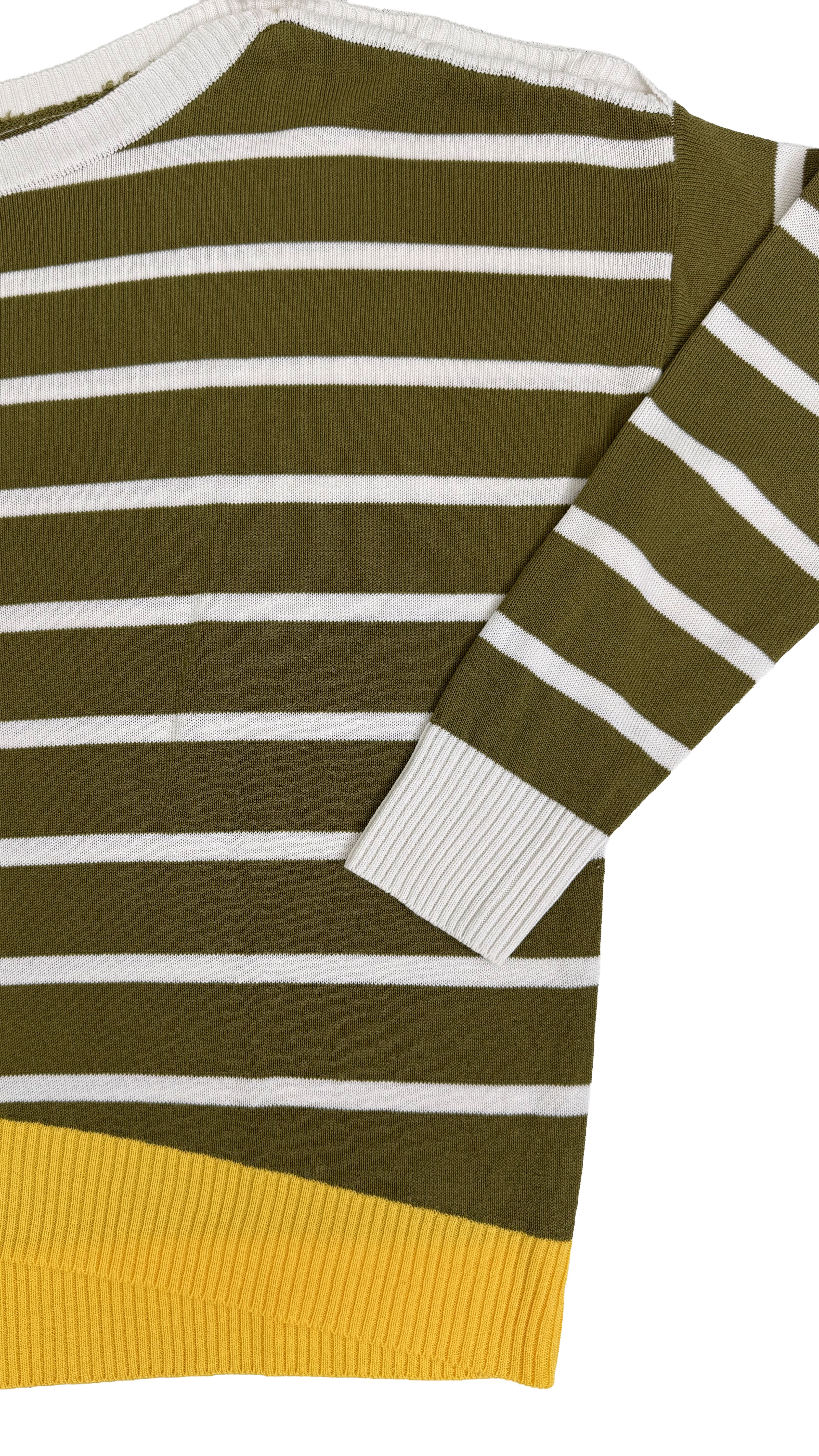 MAGLIA IN VISCOSA CON BORDO GIALLO