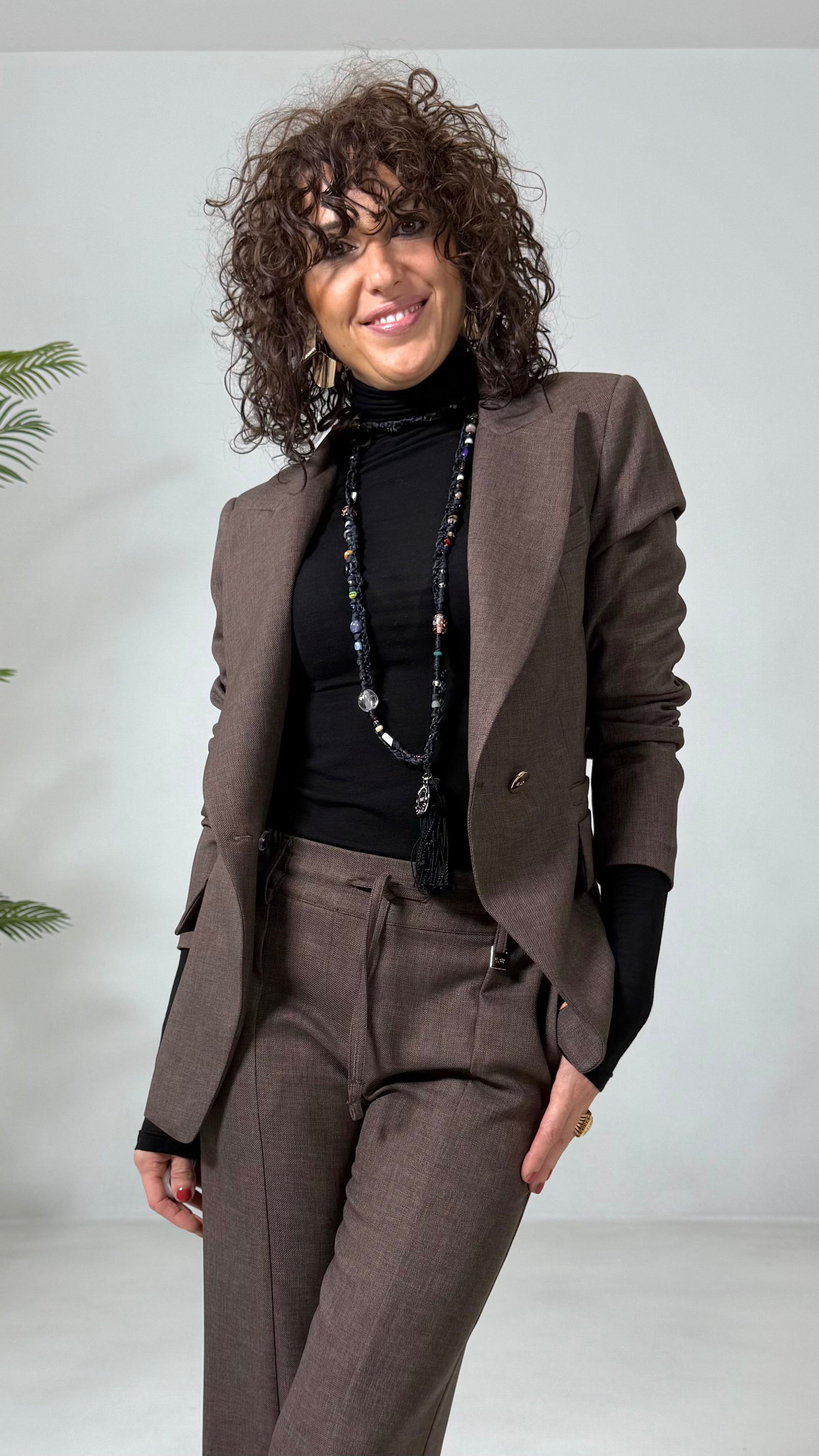 GIACCA DOPPIO PETTO IN GRISAGLIA FIAMMATA