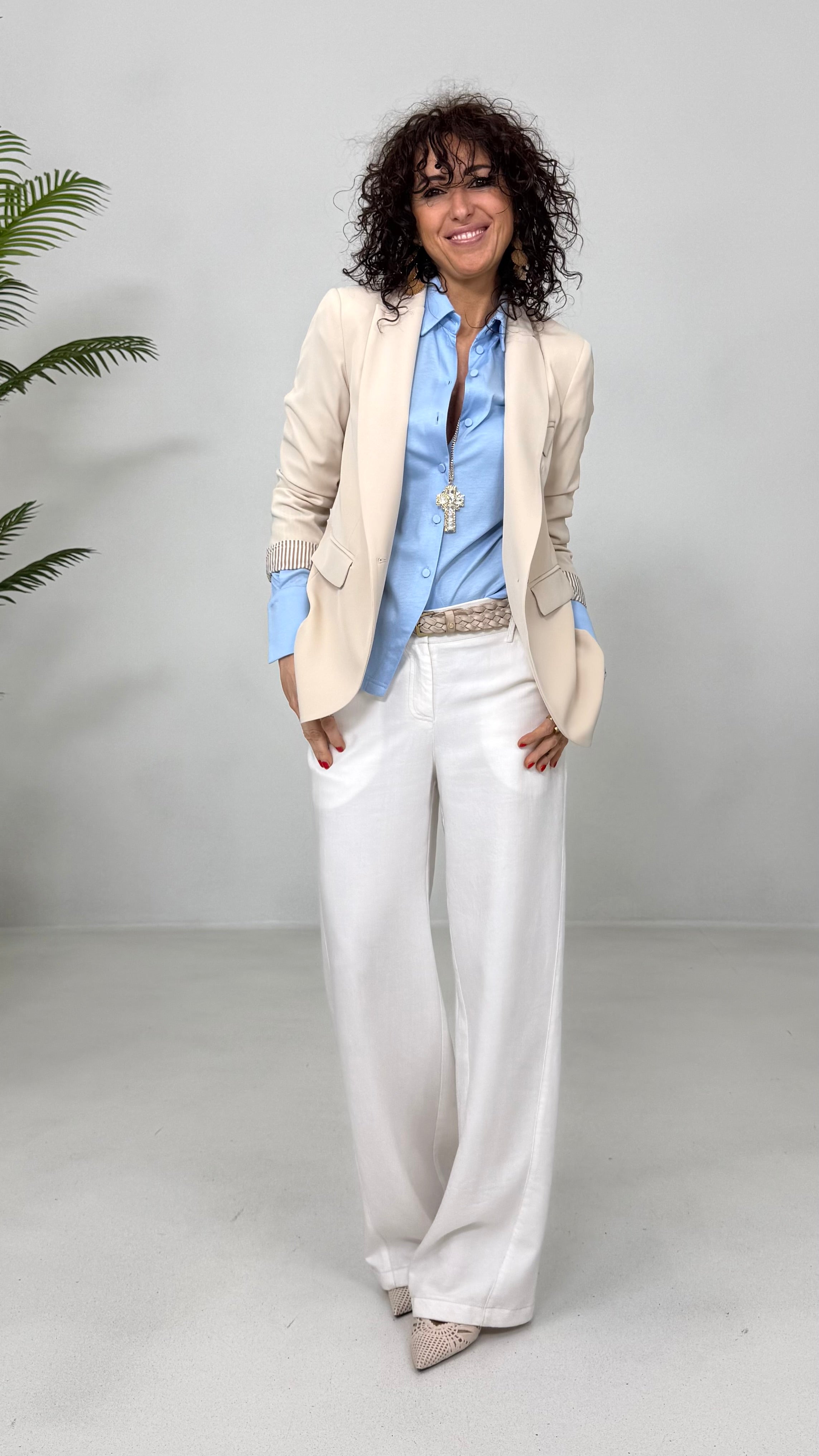 CAMICIA BASIC IN COTONE MODAL
