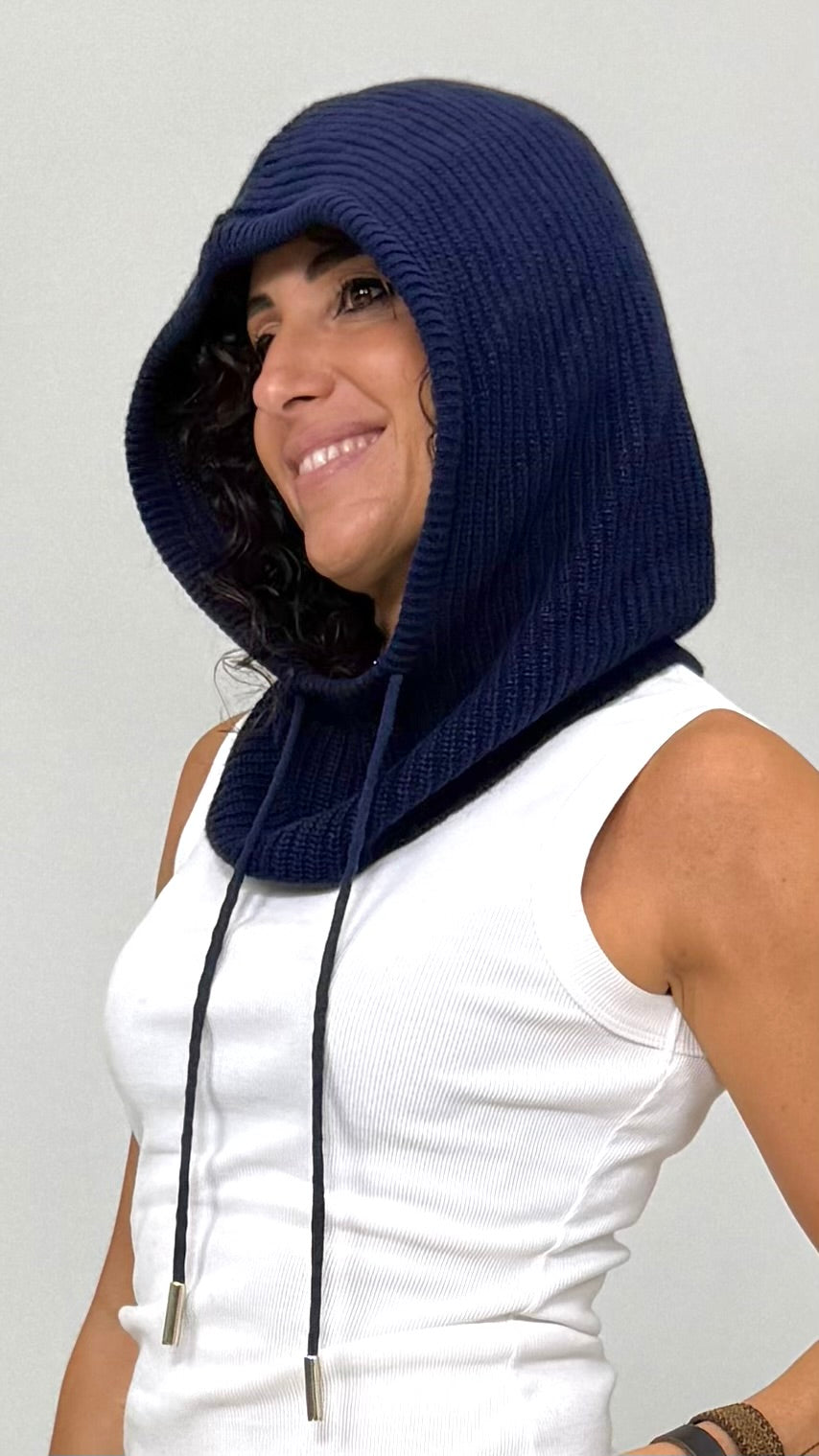 COPRICAPO/PASSAMONTAGNA IN MISTO CASHMERE