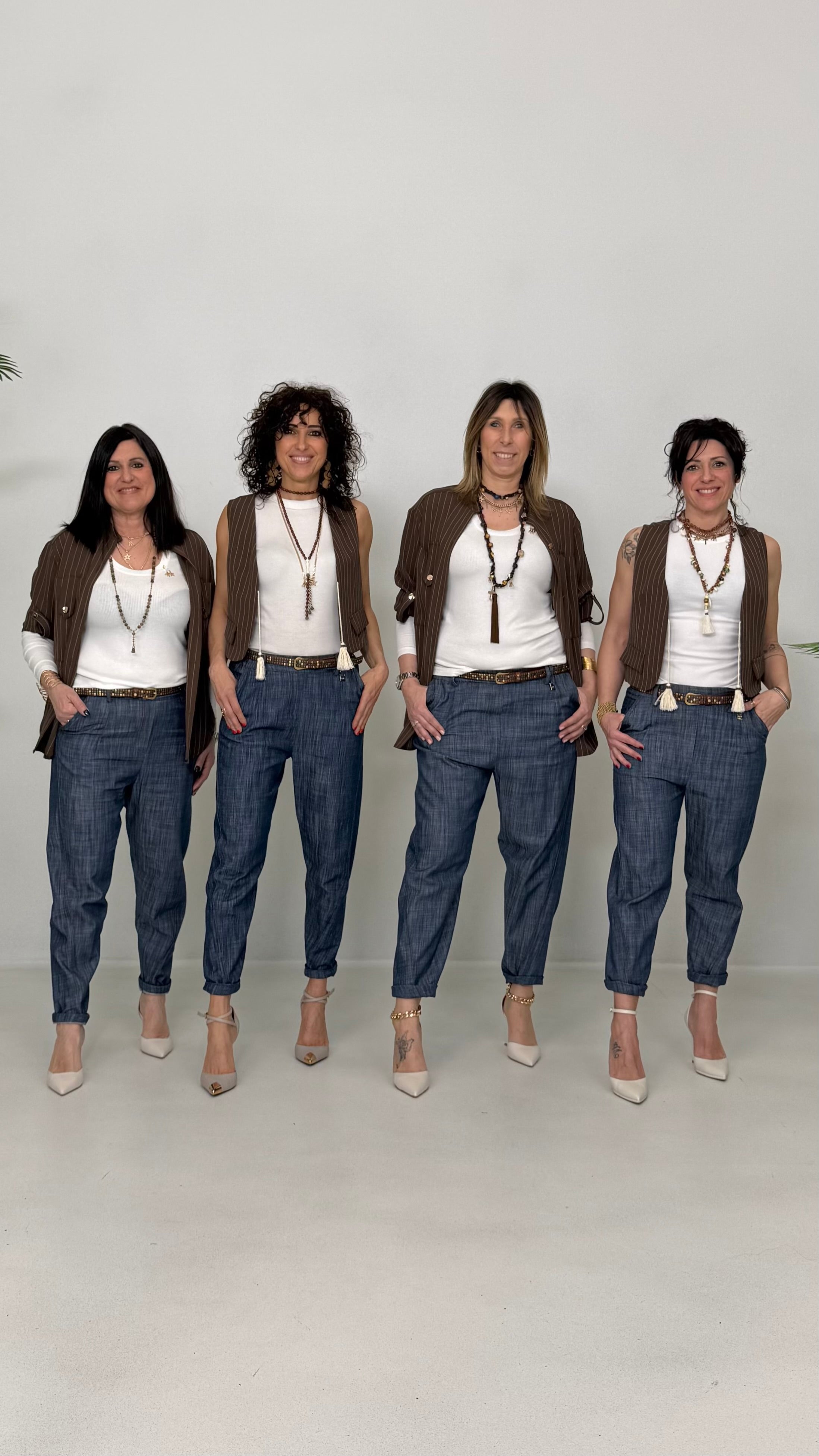 BAGGY CAVALLO BASSO IN COTONE JEANS