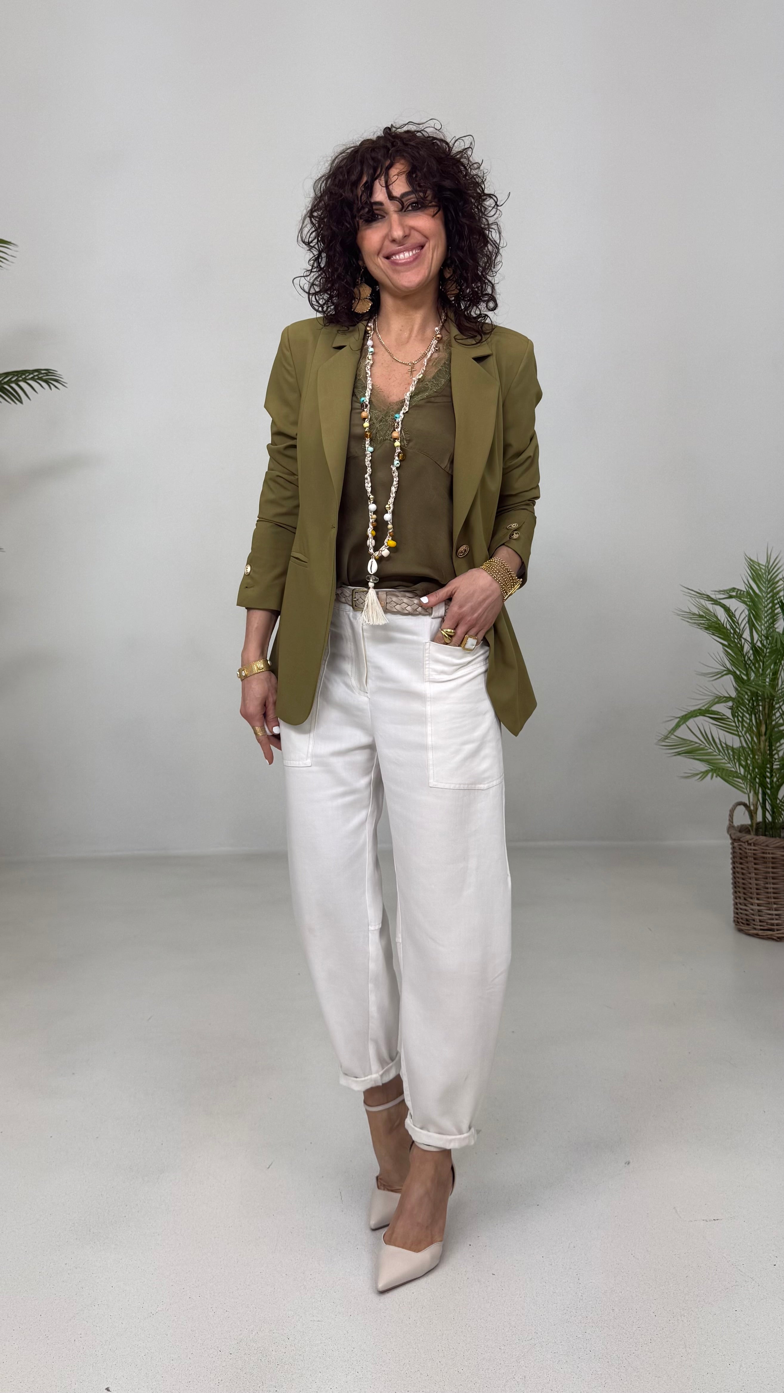 GIACCA BLAZER IN TECNICO FLUIDO