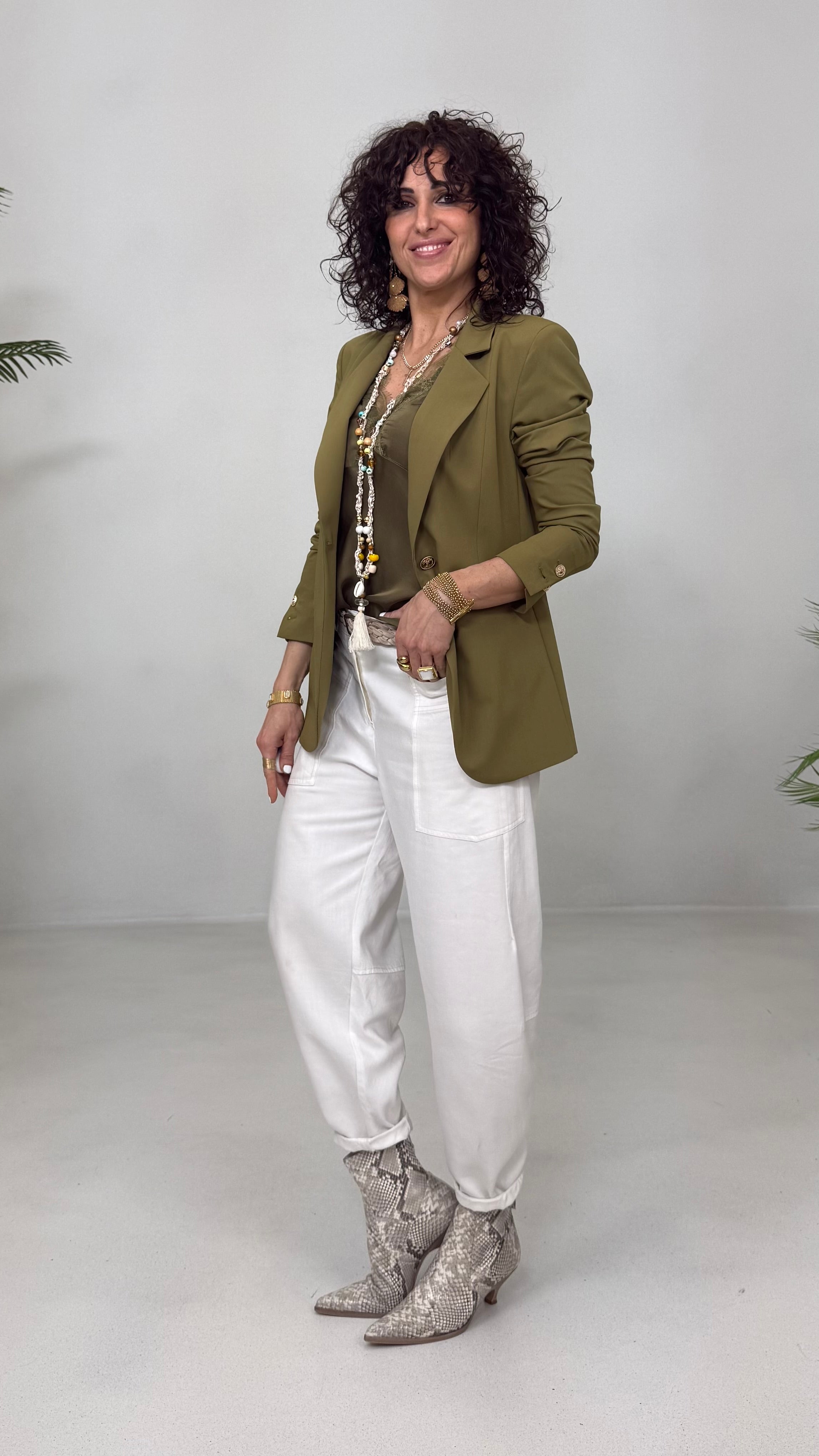 GIACCA BLAZER IN TECNICO FLUIDO