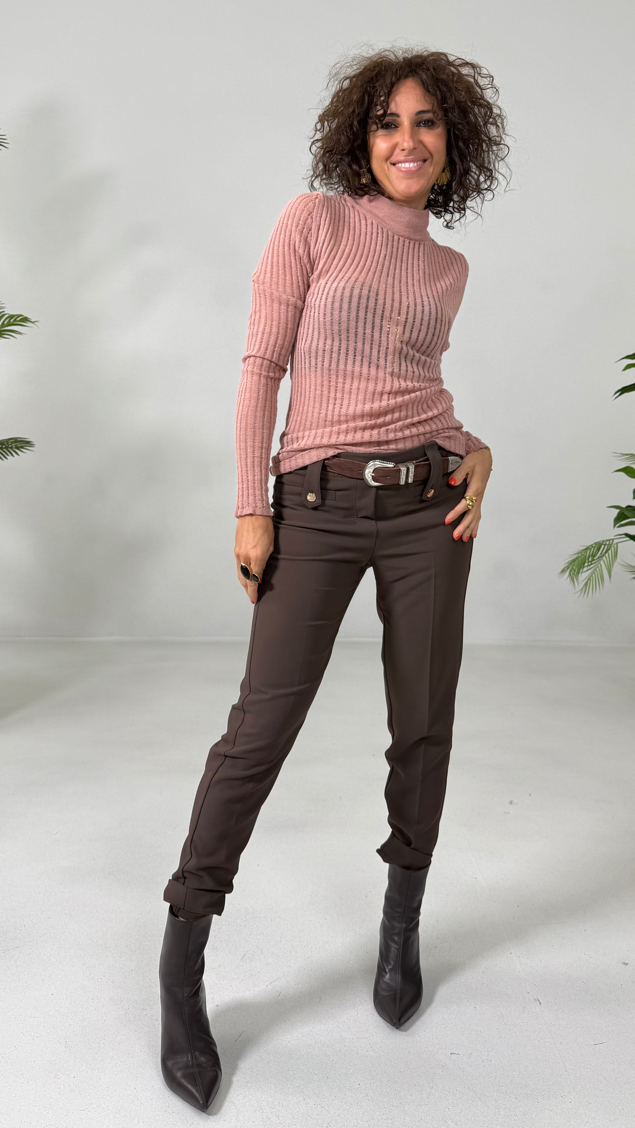 LUPETTO IN LANA VISCOSA PUNTO TRAFORATO