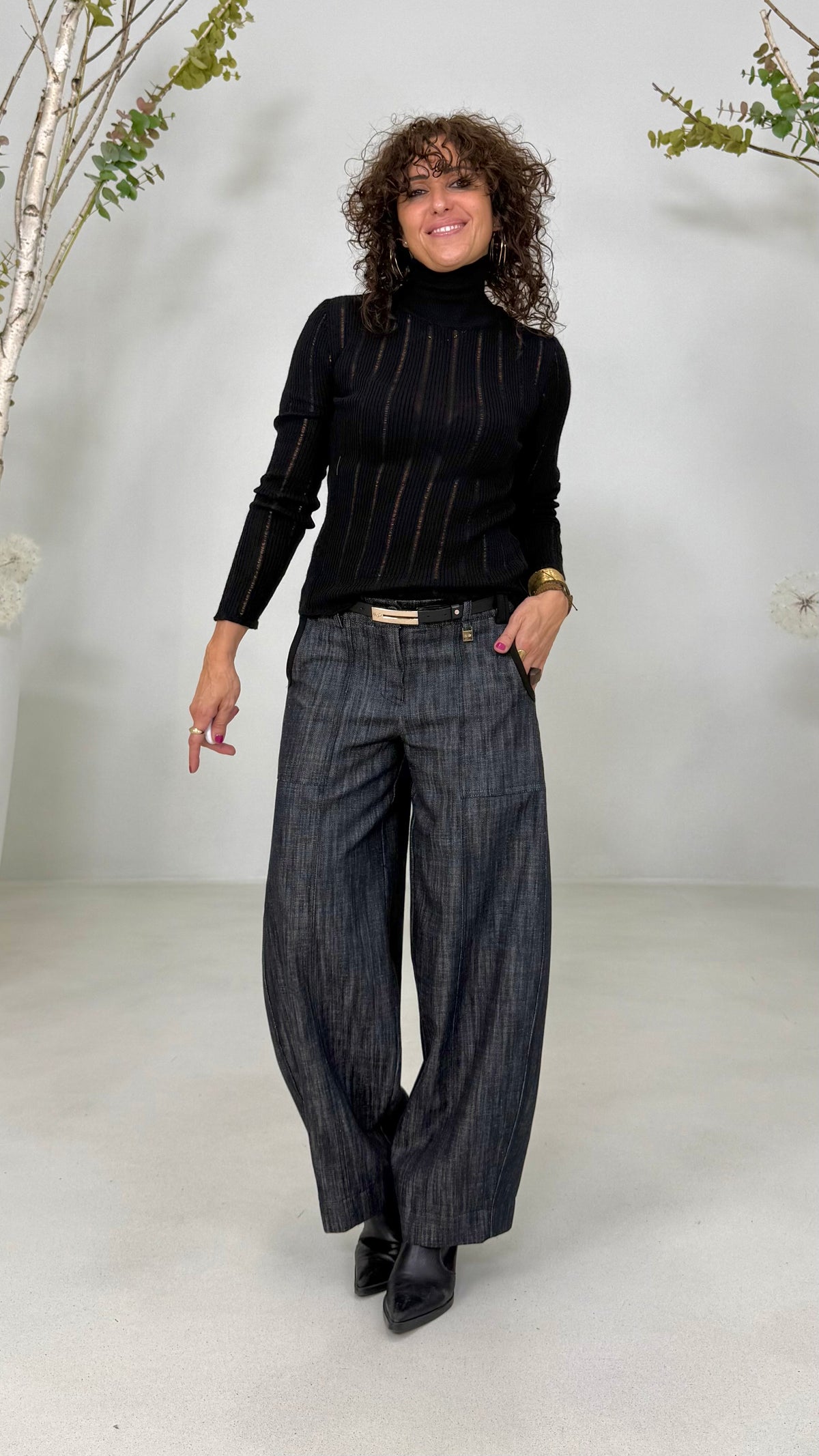 NUOVO BALLOON IN DENIM 100% COTONE
