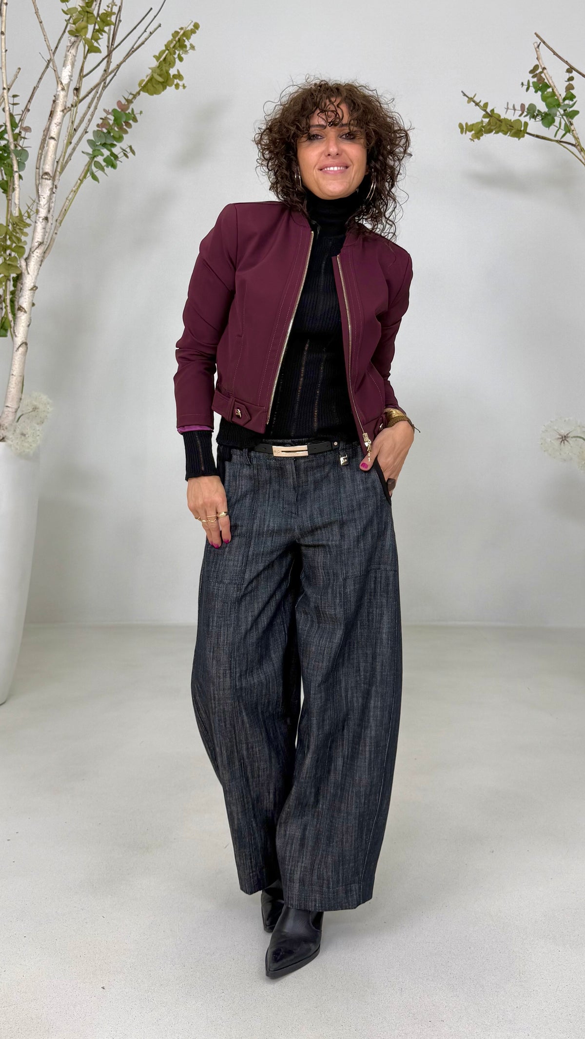 NUOVO BALLOON IN DENIM 100% COTONE