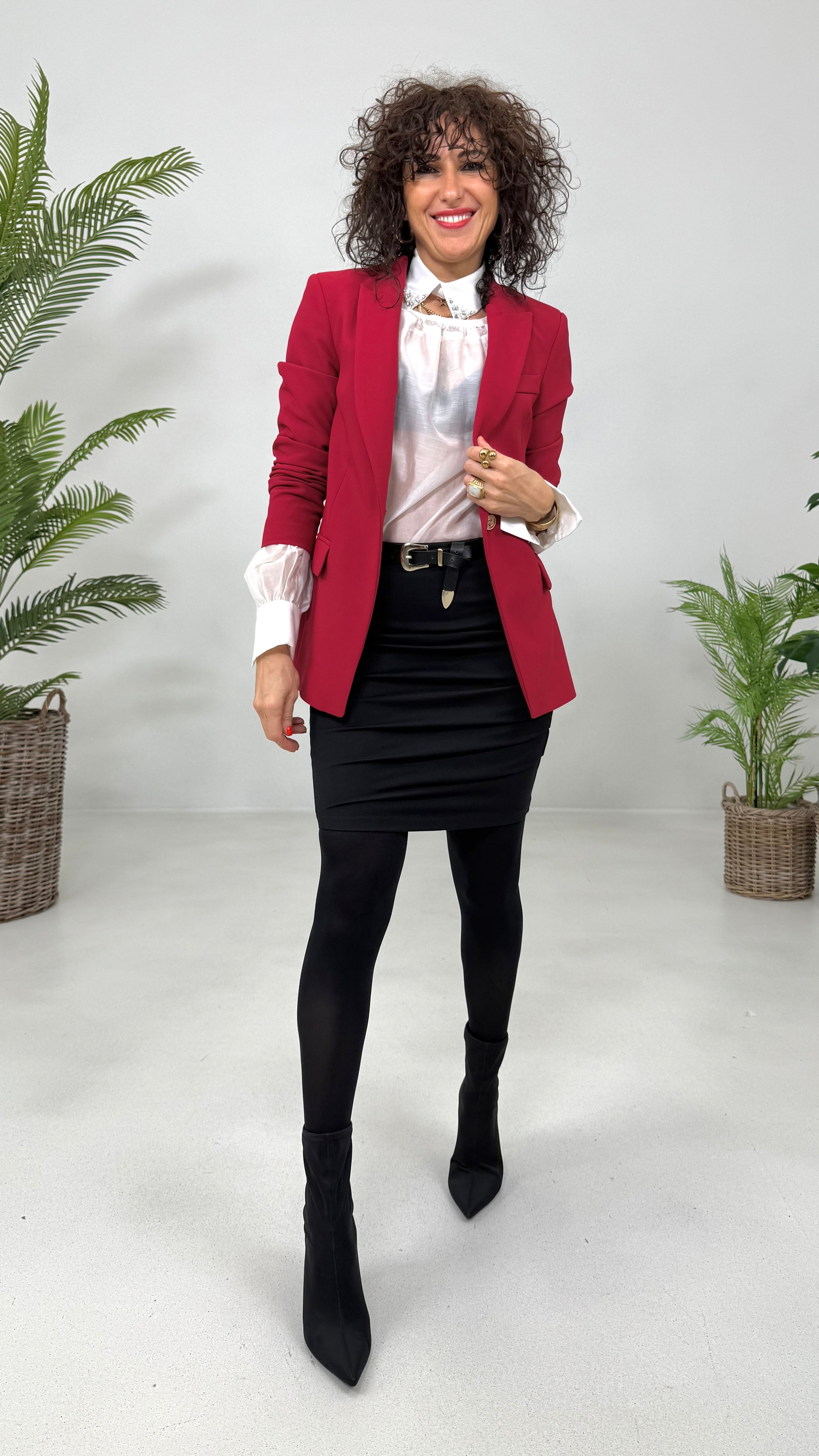 GIACCA BLAZER IN CADY TECNICO