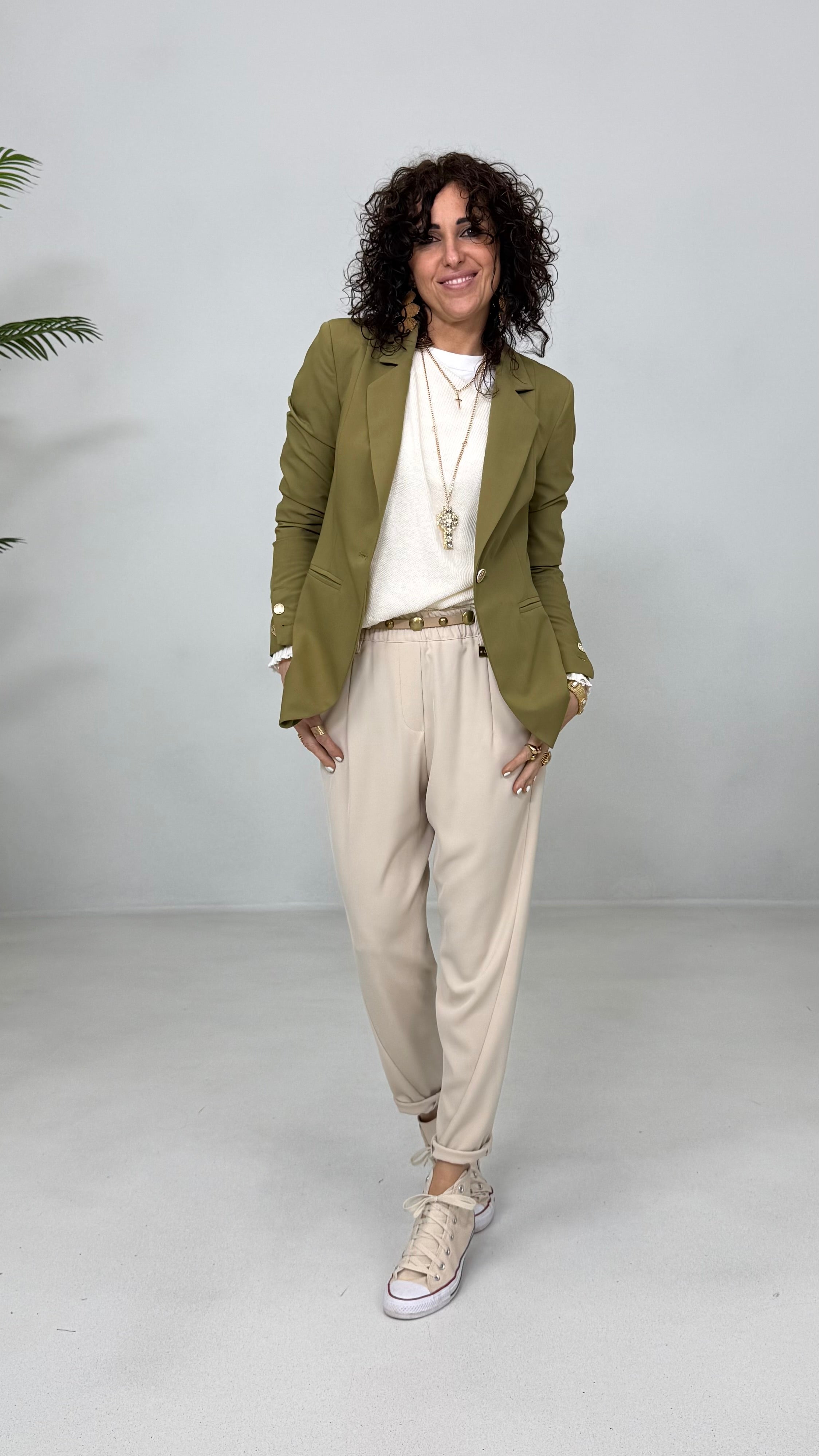 GIACCA BLAZER IN TECNICO FLUIDO