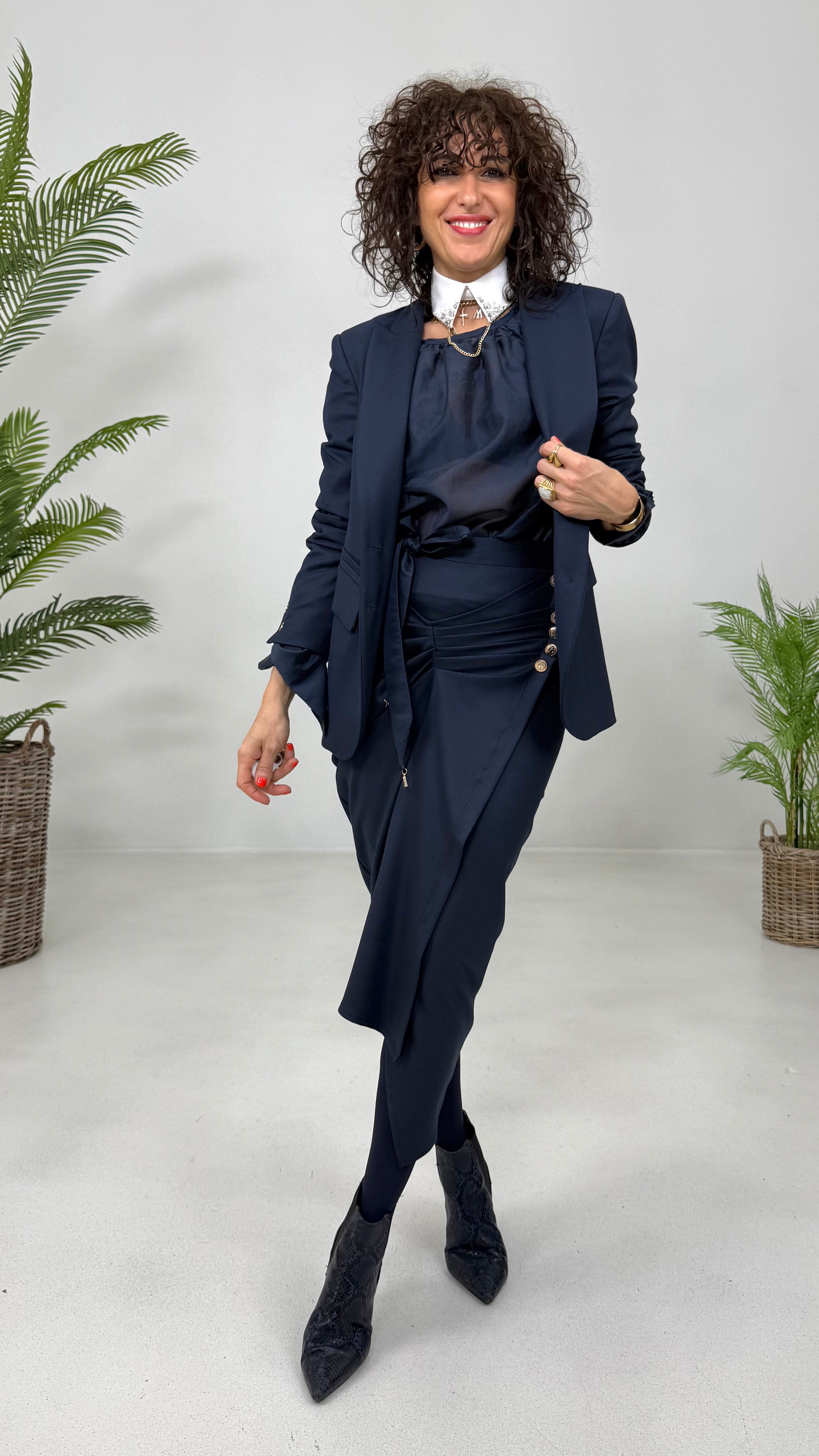 CAMICIA CON FUSCIACCA IN ORGANZA