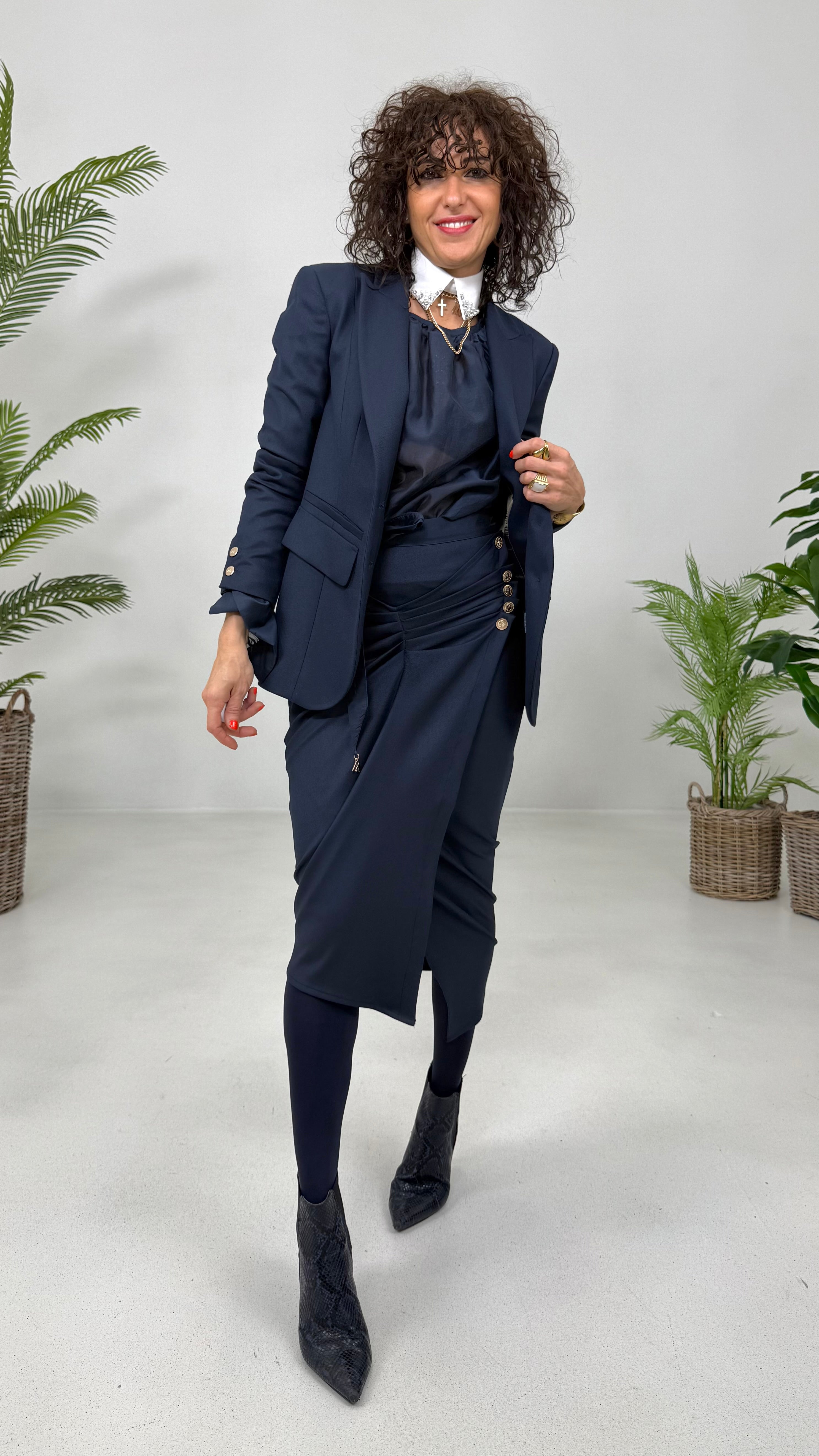 CAMICIA CON FUSCIACCA IN ORGANZA