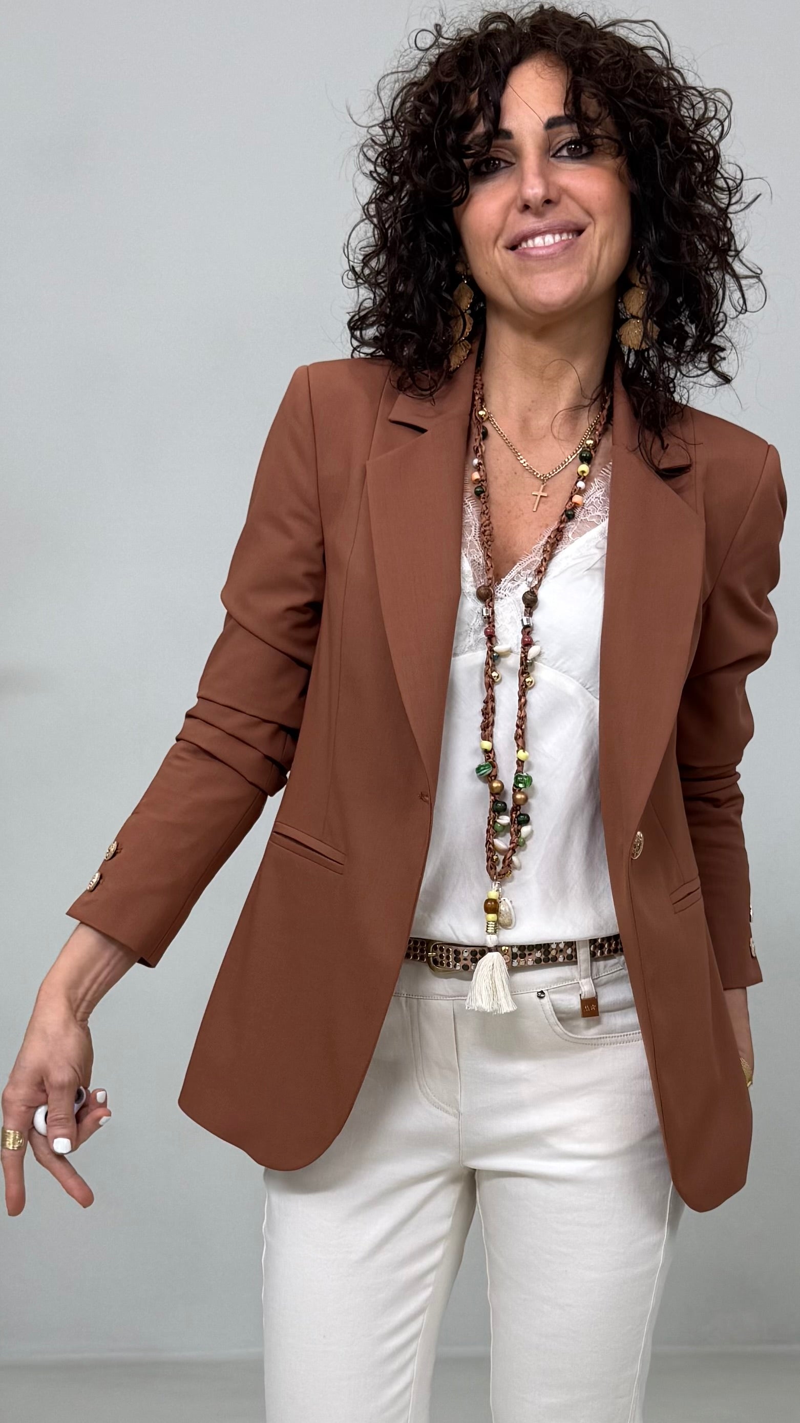 GIACCA BLAZER IN TECNICO FLUIDO