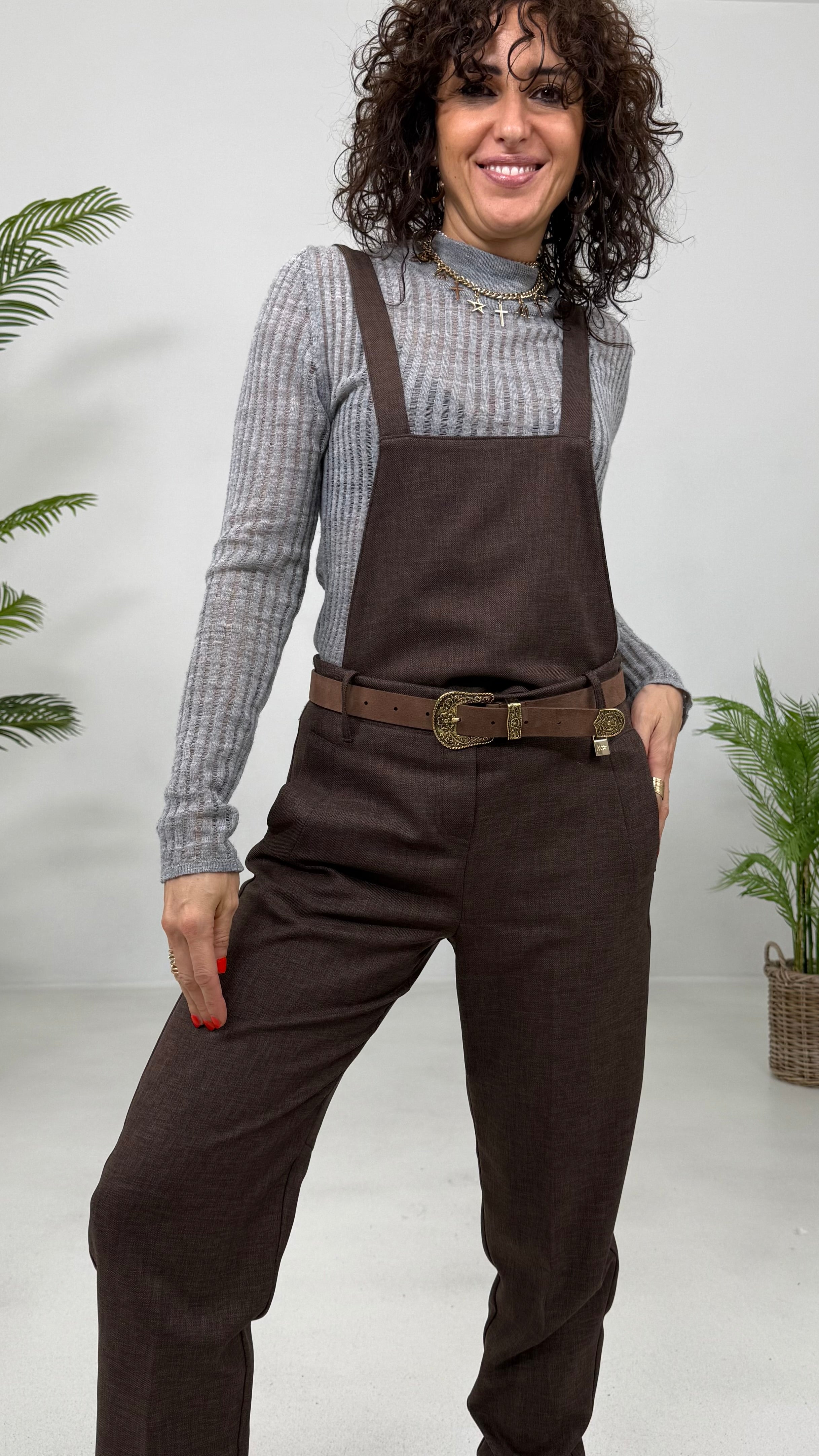 CINTURA TRITTICO ORO VECCHIO IN CAMOSCIO