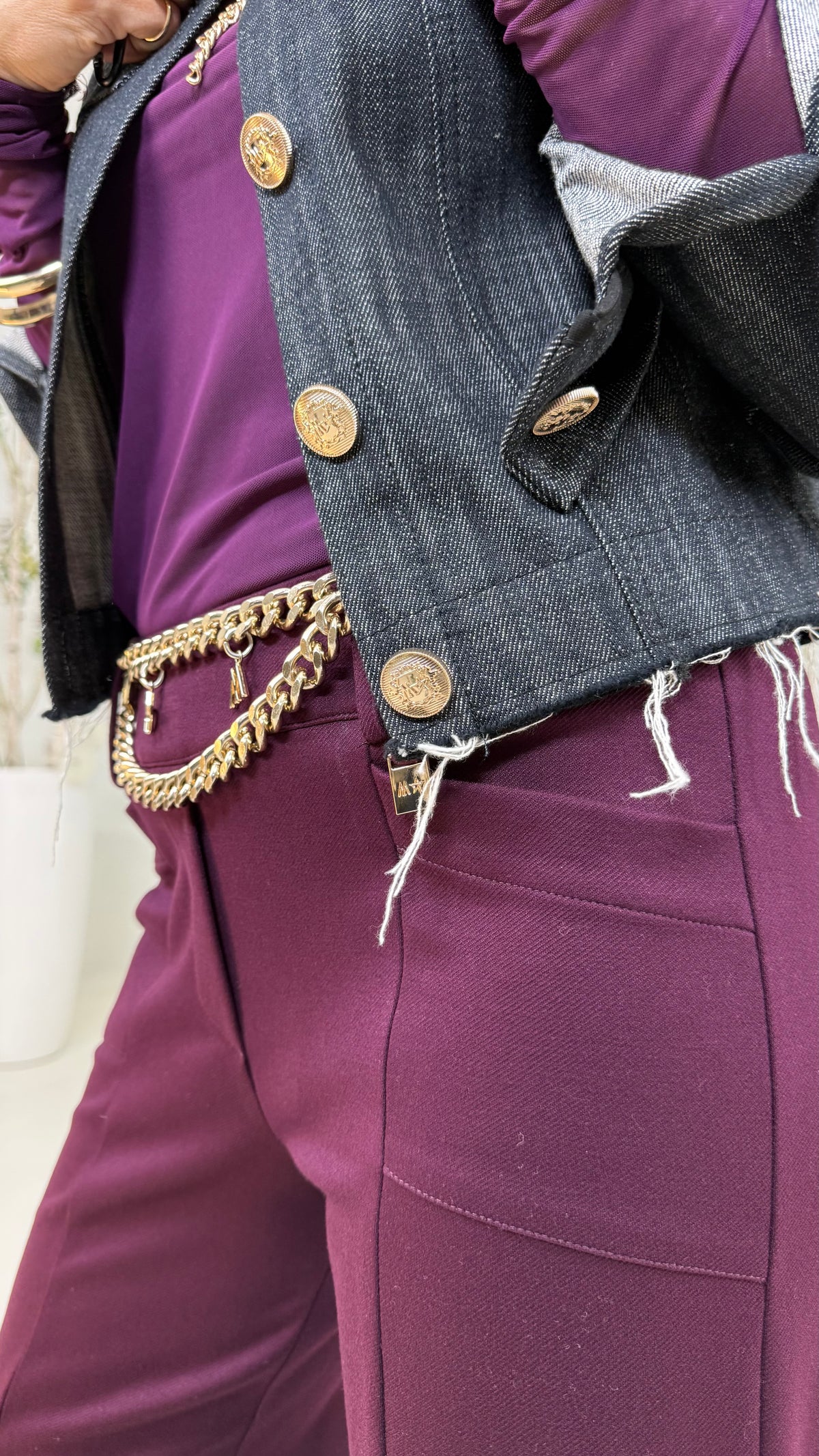 GIUBBINO JEANS IN DENIM 100% COTONE