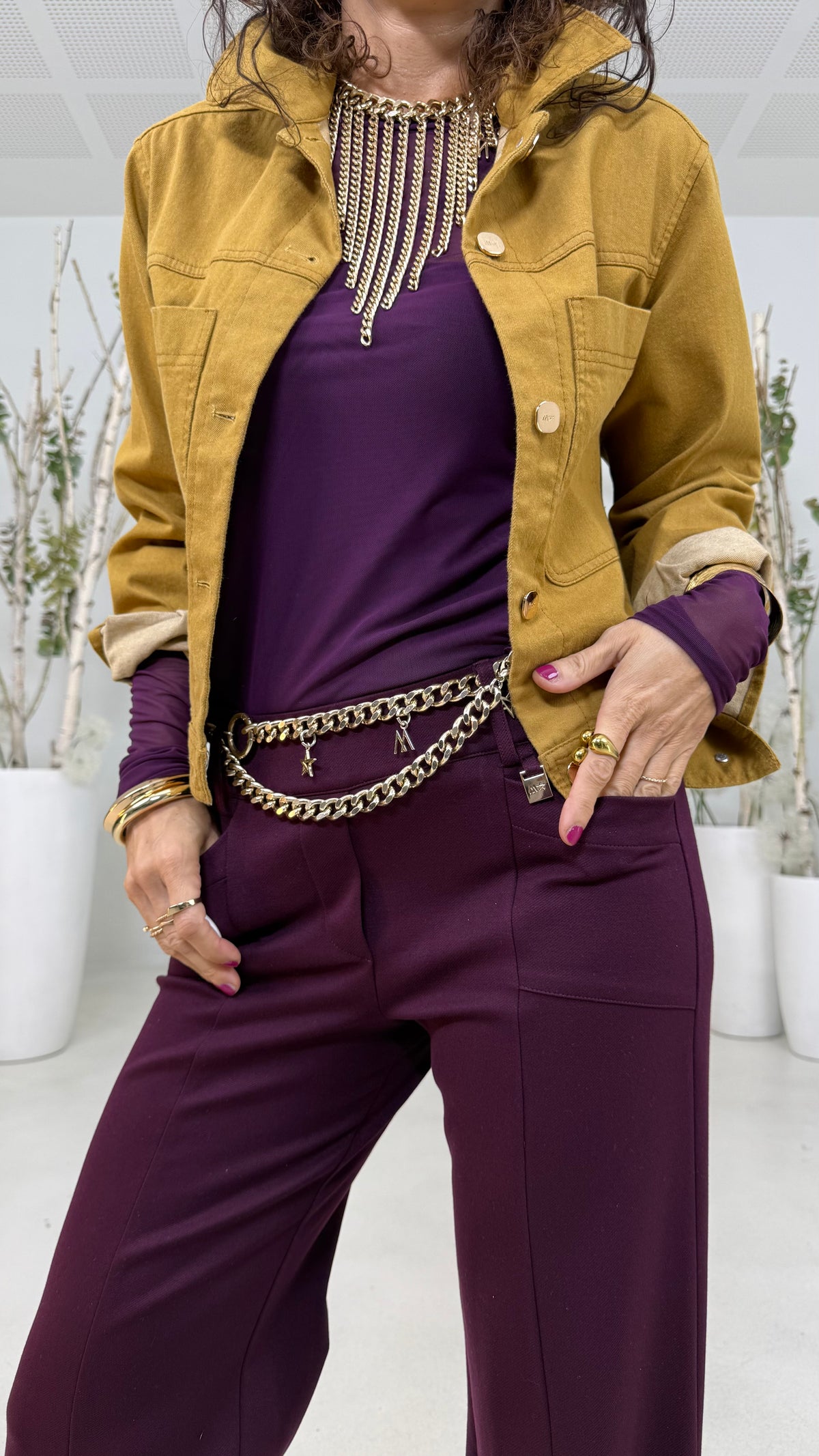 GIUBBETTO JEANS IN DENIM ELASTICIZZATO