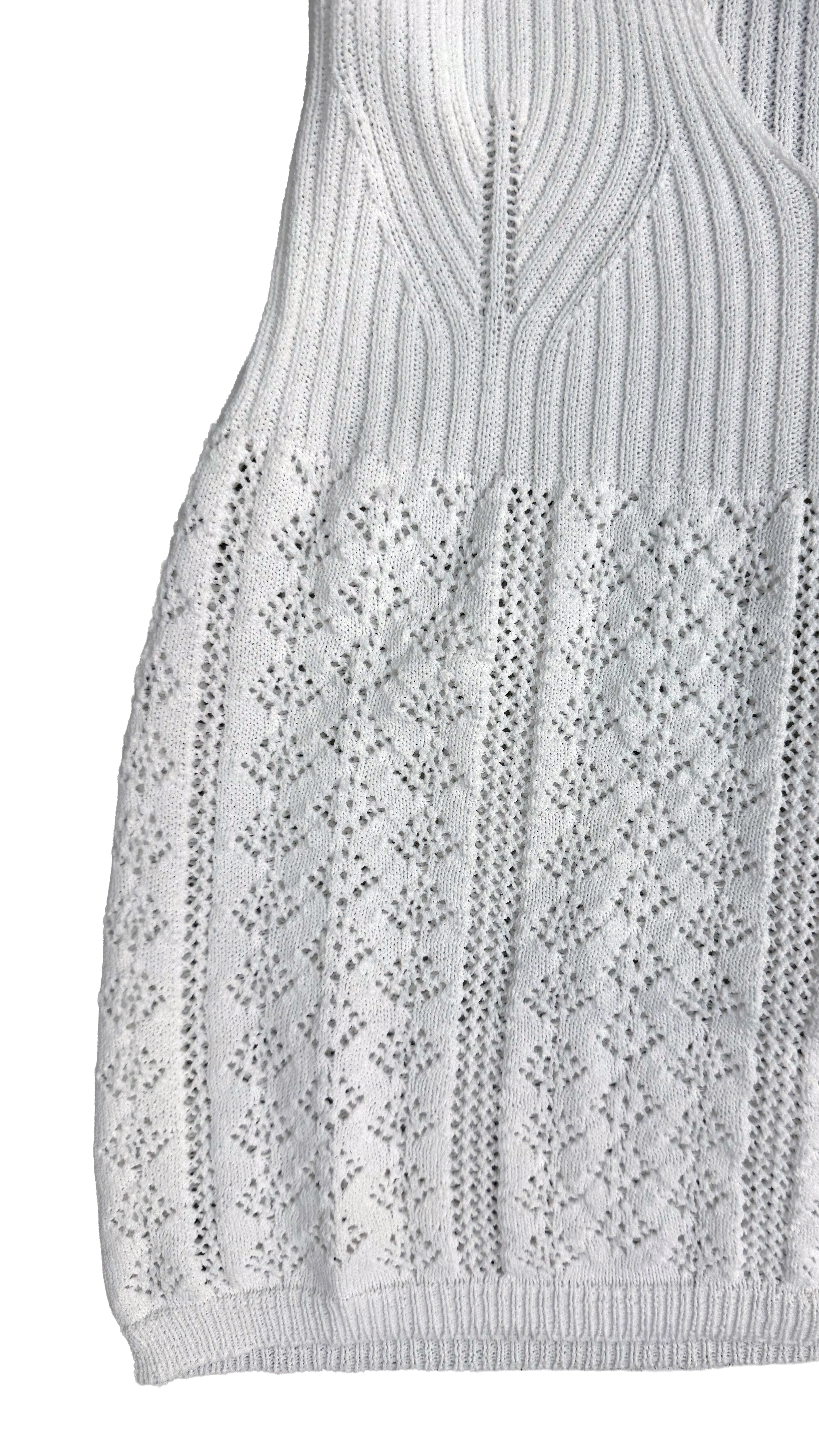 TOP IN VISCOSA ELASTICA TRAFORATO