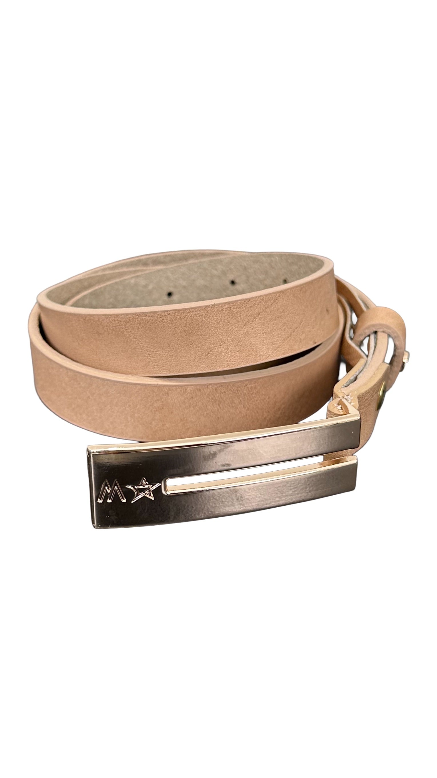 CINTURA CON FIBBIA RETTANGOLARE SPECCHIATA