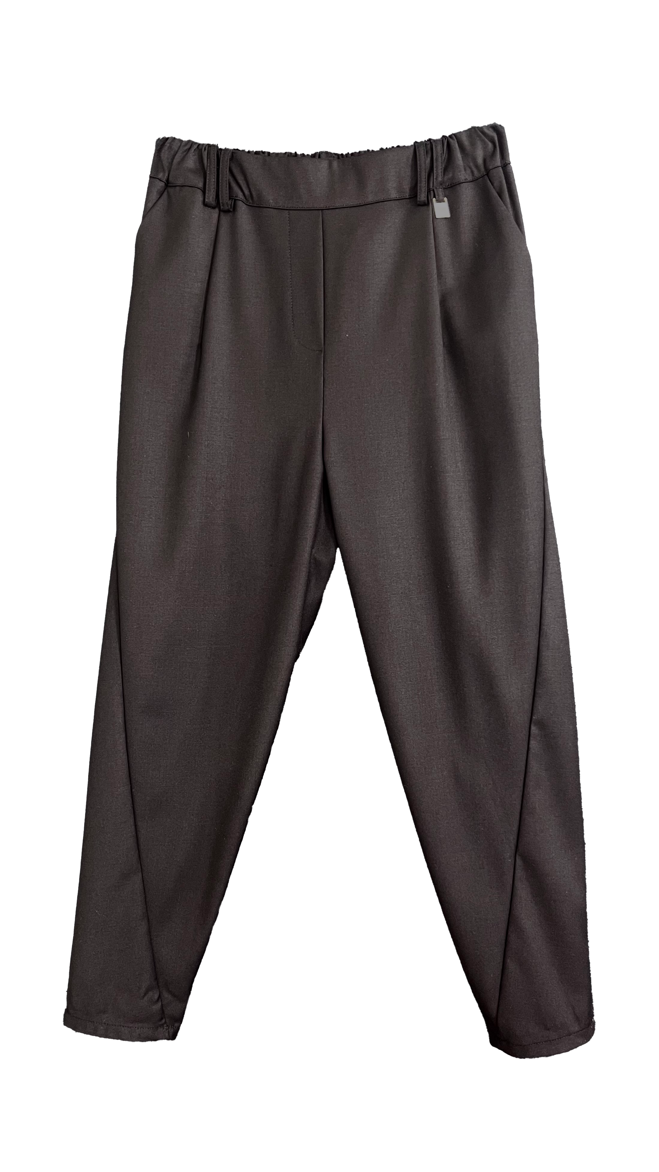 BAGGY CAVALLO BASSO IN FLANELLA PETTINATA